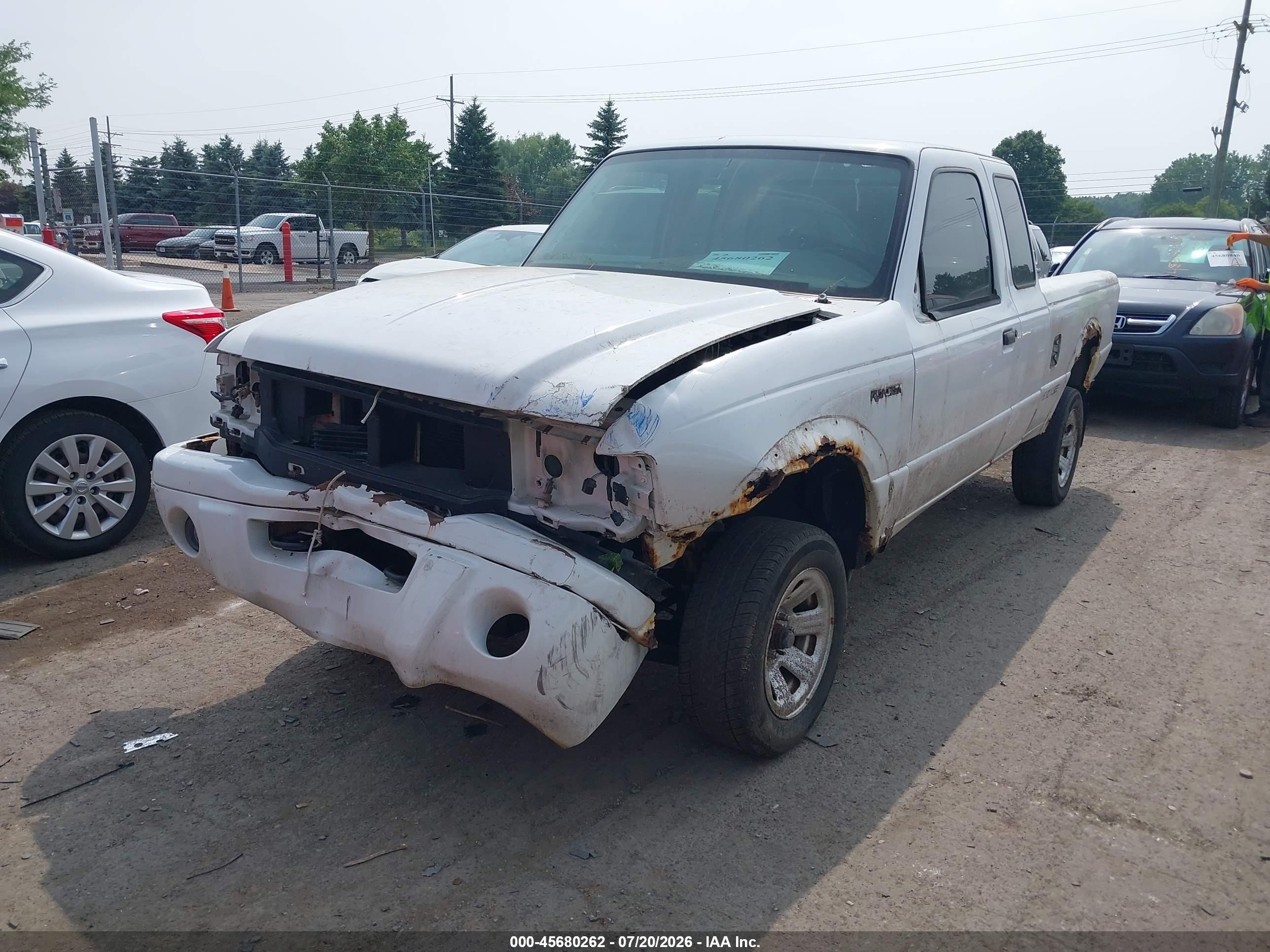 2001 Ford Ranger Edge/xlt Белый vin: 1FTYR14E11PA77909