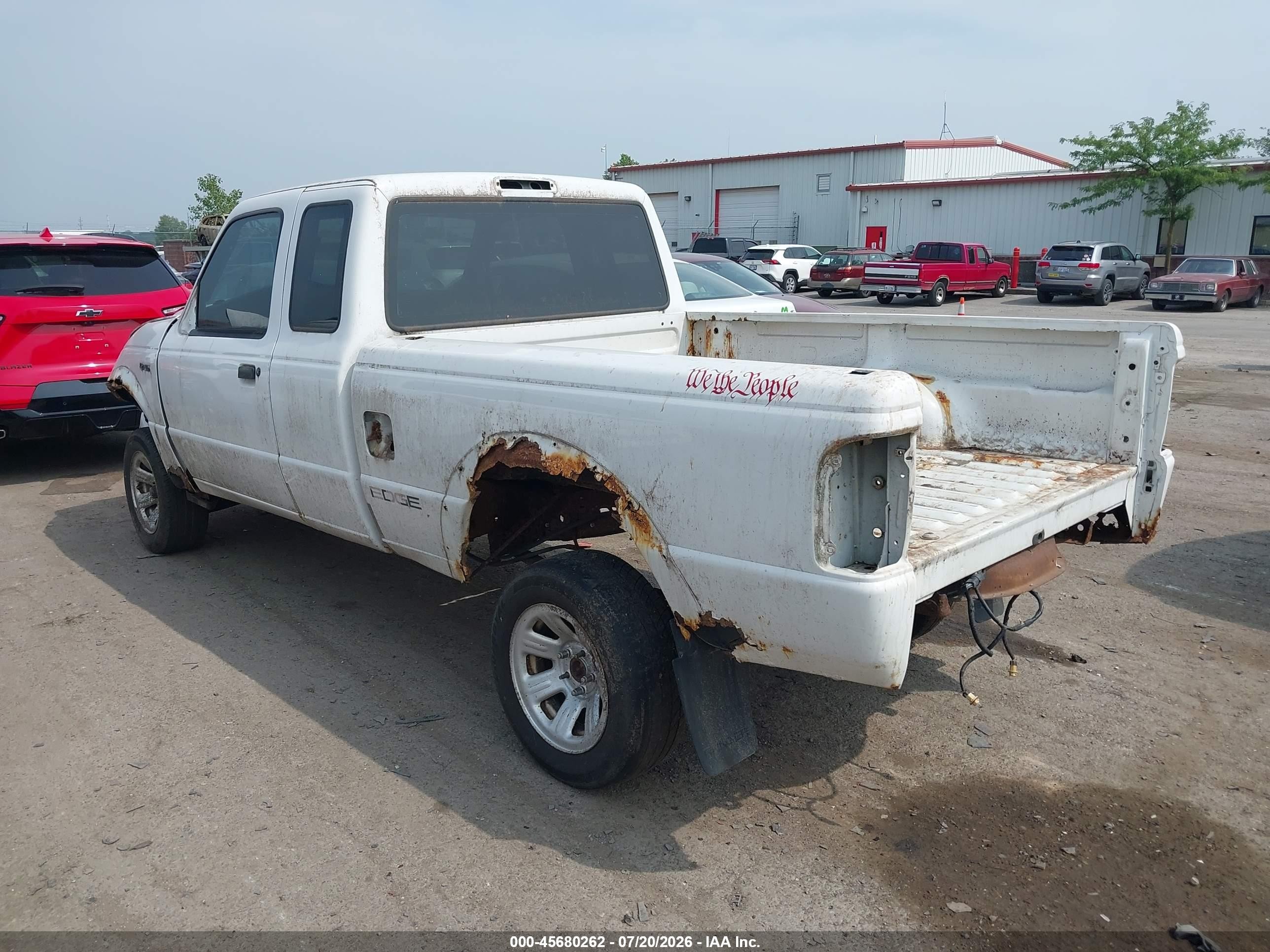 2001 Ford Ranger Edge/xlt Белый vin: 1FTYR14E11PA77909