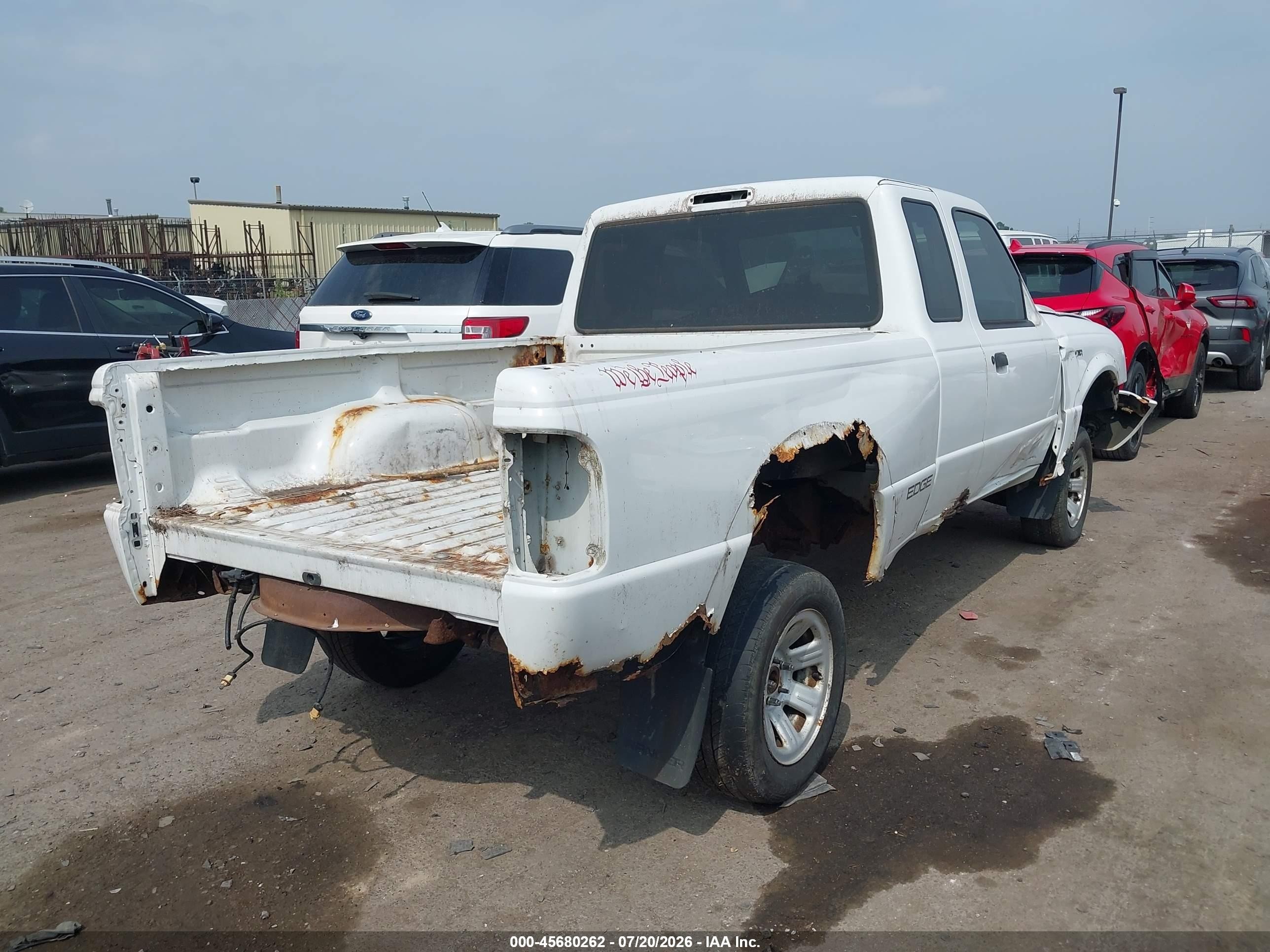 2001 Ford Ranger Edge/xlt Белый vin: 1FTYR14E11PA77909