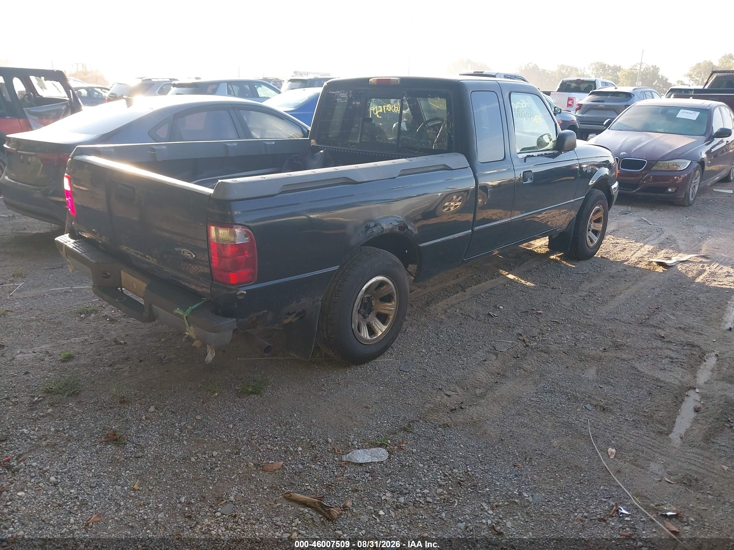 2001 Ford Ranger Edge/xlt Black vin: 1FTYR14E11TA84317