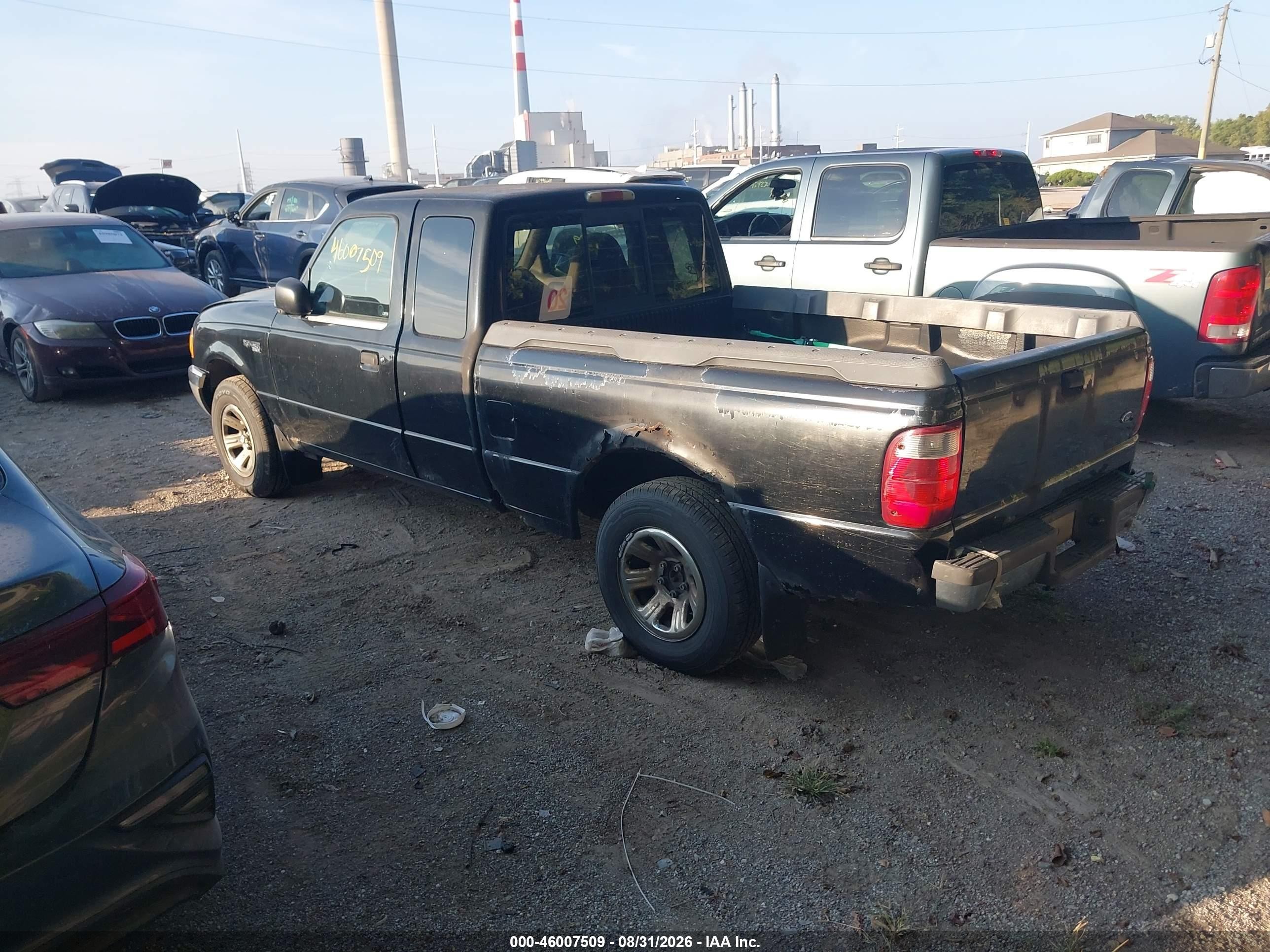 2001 Ford Ranger Edge/xlt Black vin: 1FTYR14E11TA84317