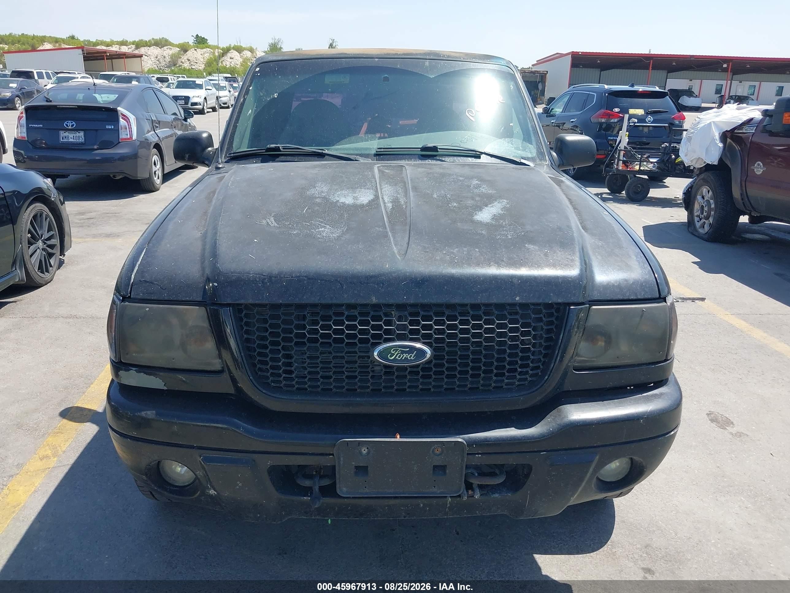 2001 Ford Ranger Edge/xlt Black vin: 1FTYR14E21PB67733
