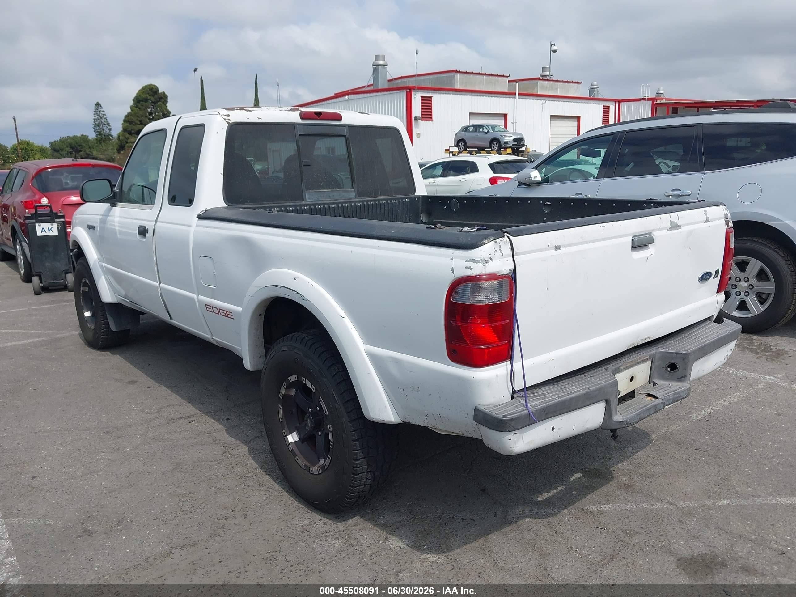 2003 Ford Ranger Edge White vin: 1FTYR14E23PA06186