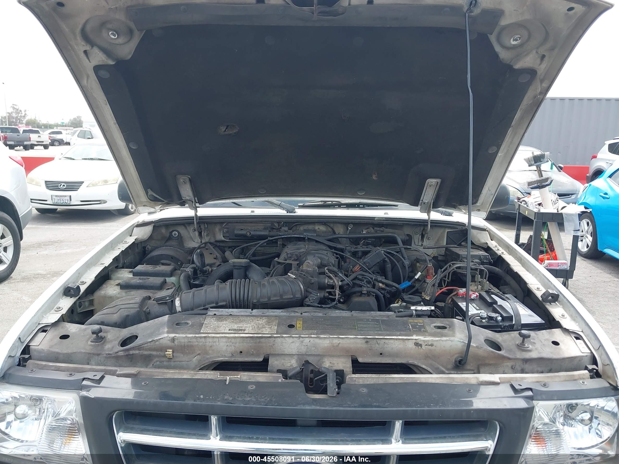 2003 Ford Ranger Edge White vin: 1FTYR14E23PA06186