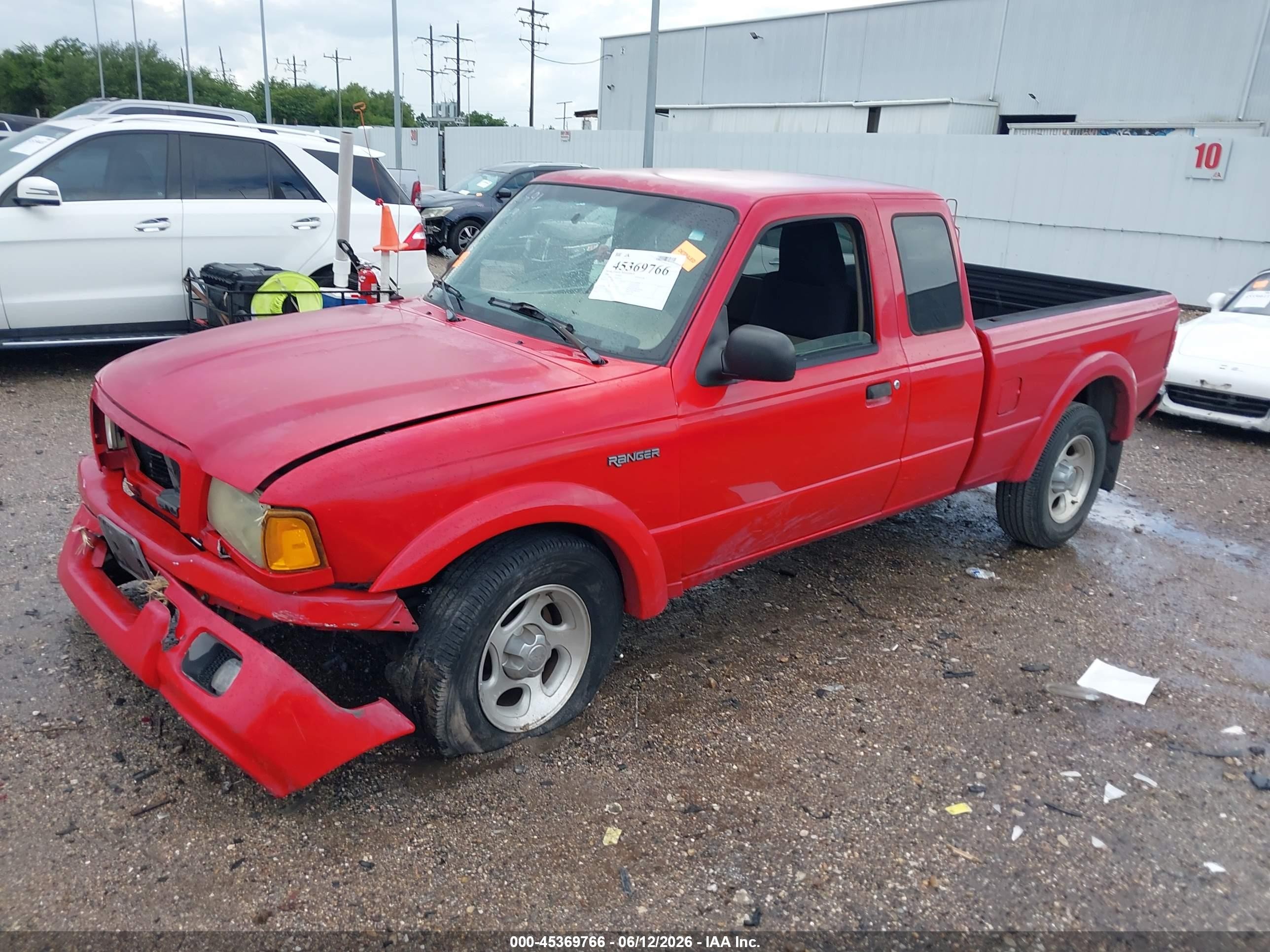 2004 Ford Ranger Edge Red vin: 1FTYR14E24PB57269