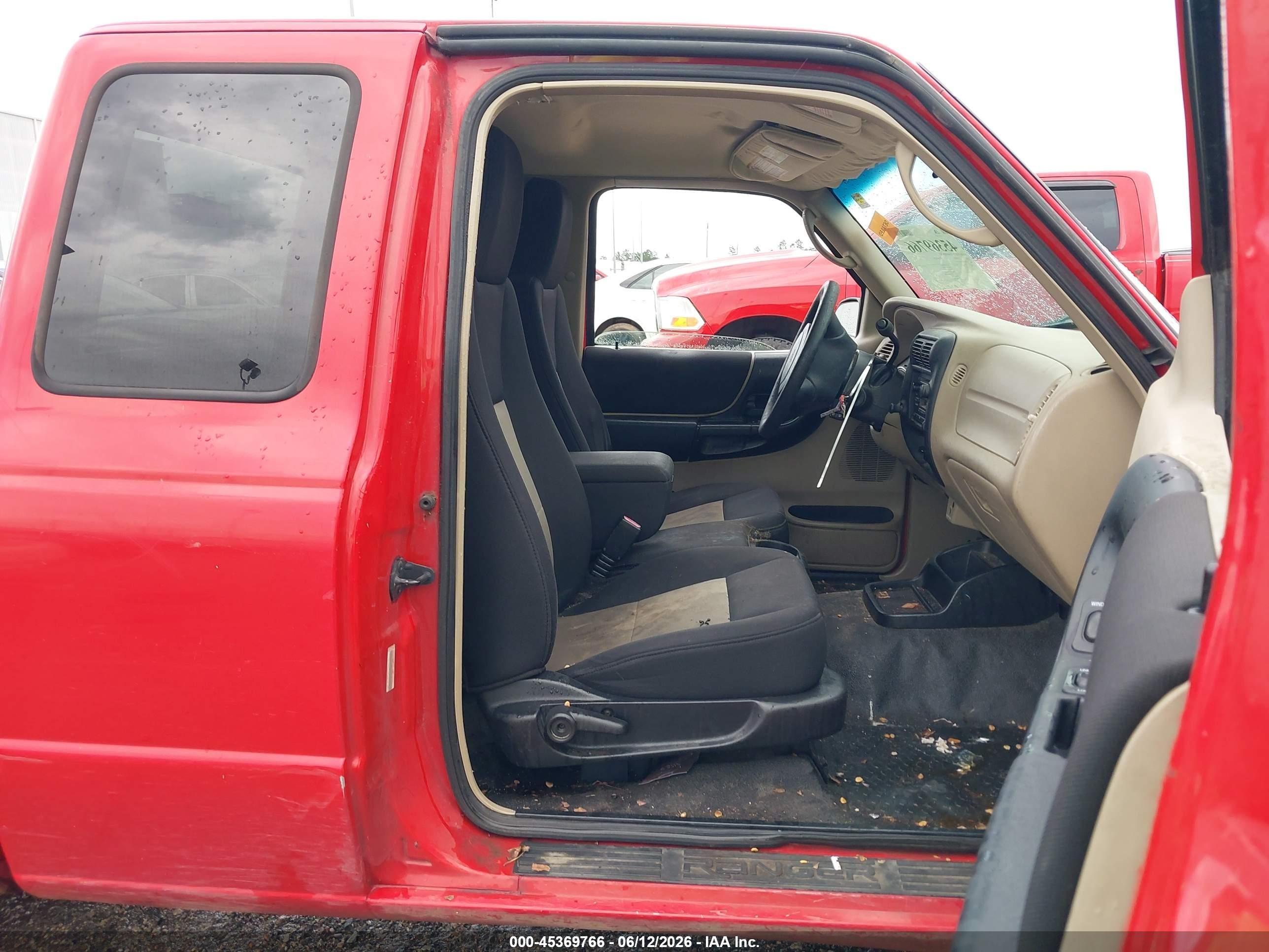 2004 Ford Ranger Edge Red vin: 1FTYR14E24PB57269