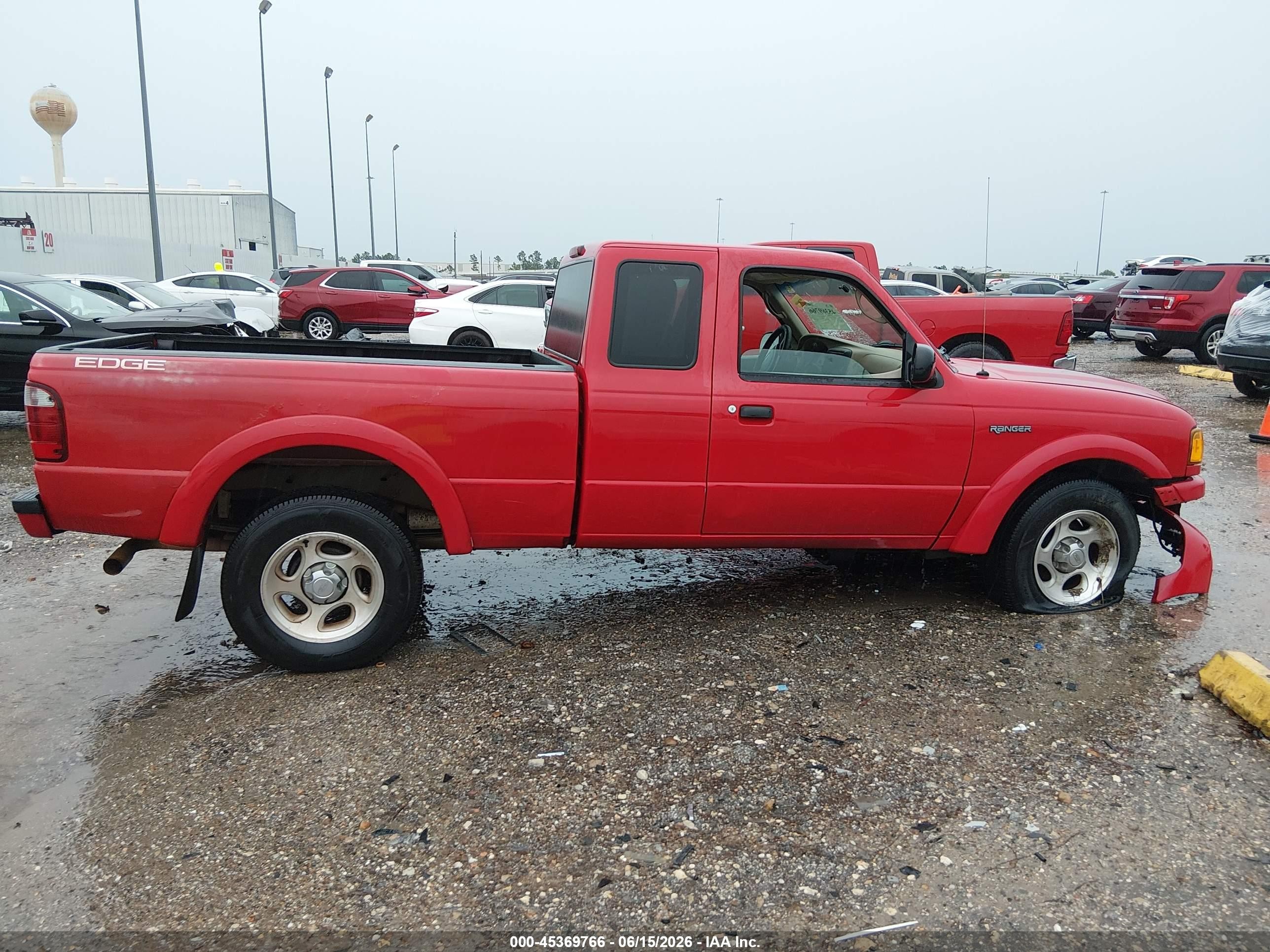 2004 Ford Ranger Edge Red vin: 1FTYR14E24PB57269