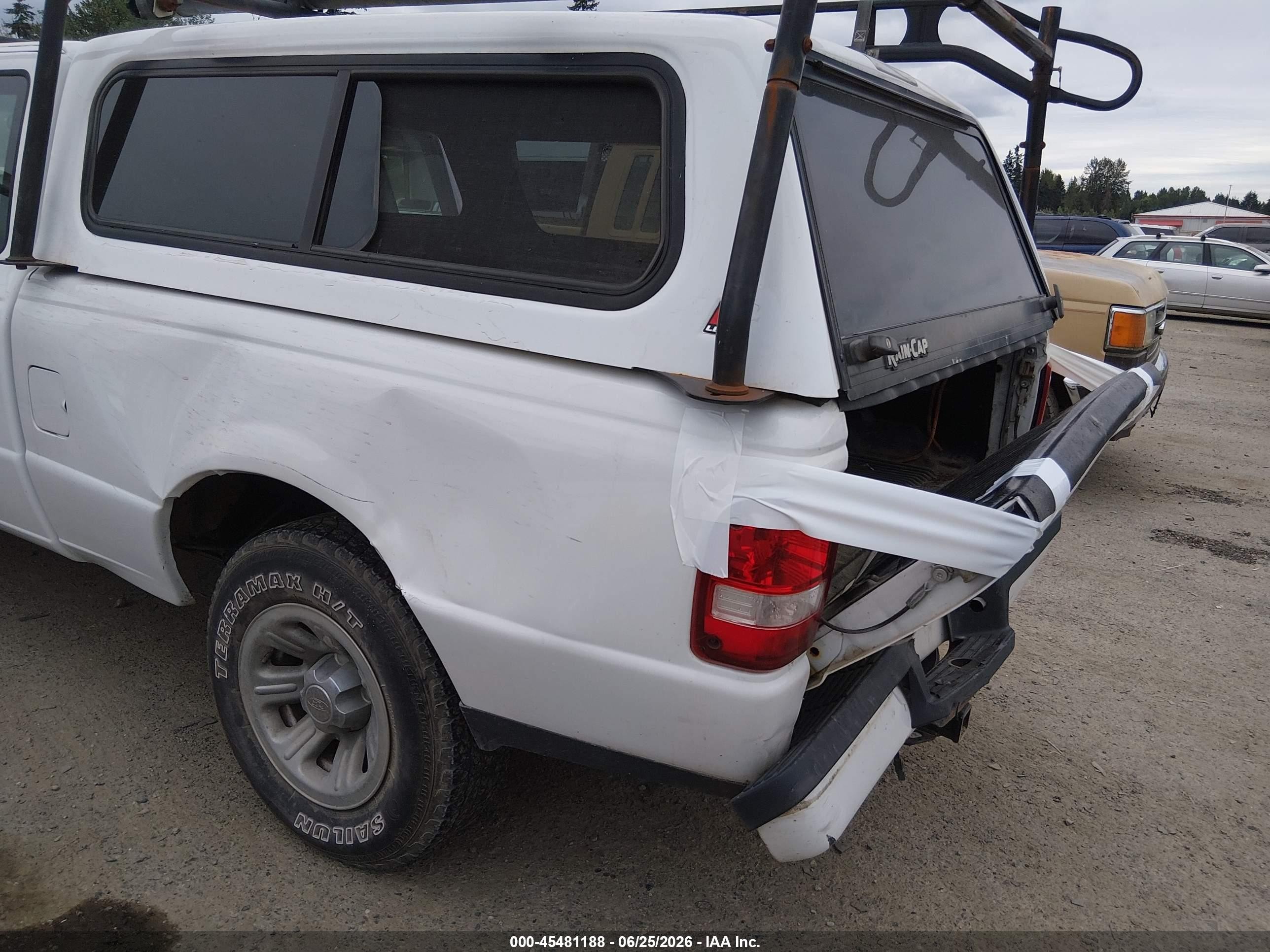 2009 Ford Ranger Sport/xl/xlt White vin: 1FTYR14E29PA17374