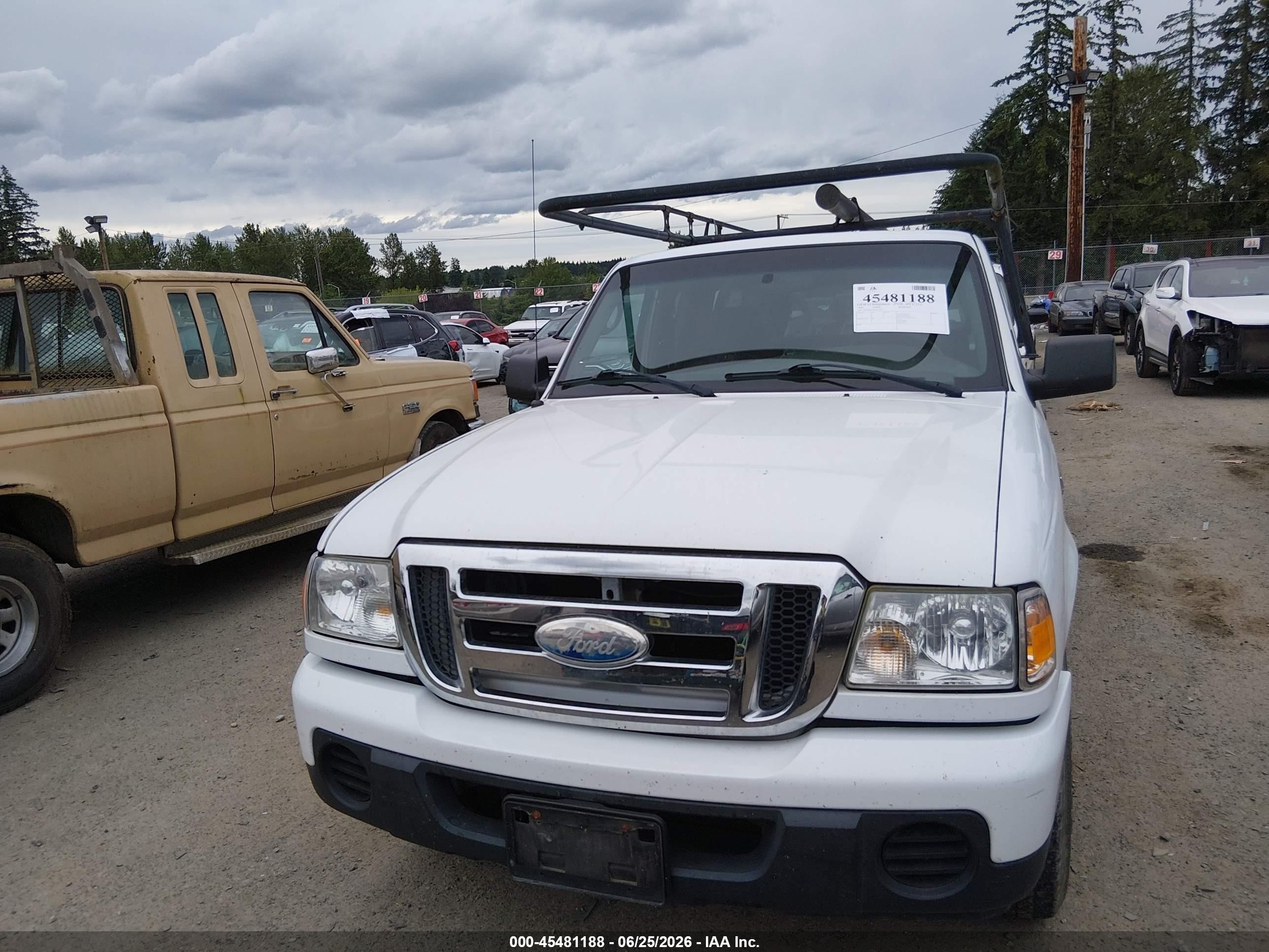 2009 Ford Ranger Sport/xl/xlt White vin: 1FTYR14E29PA17374