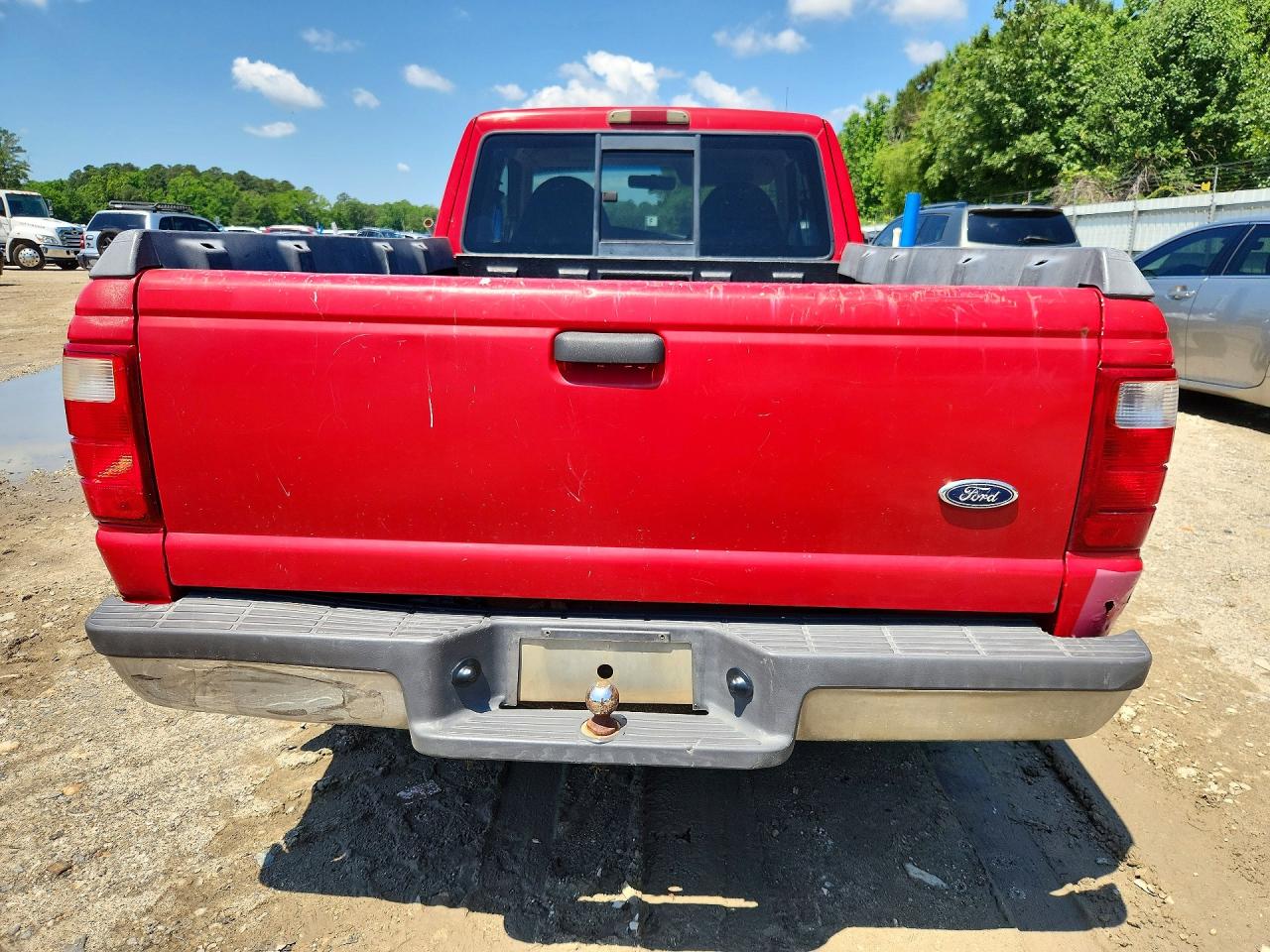 2001 Ford Ranger Super Cab Red vin: 1FTYR14E31TA44983