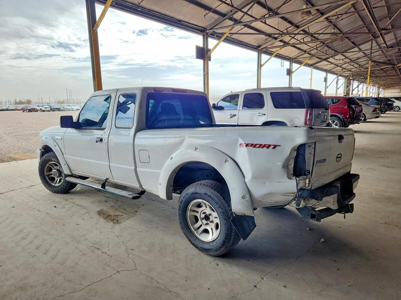 2009 Ford Ranger Super Cab White vin: 1FTYR14E39PA17545