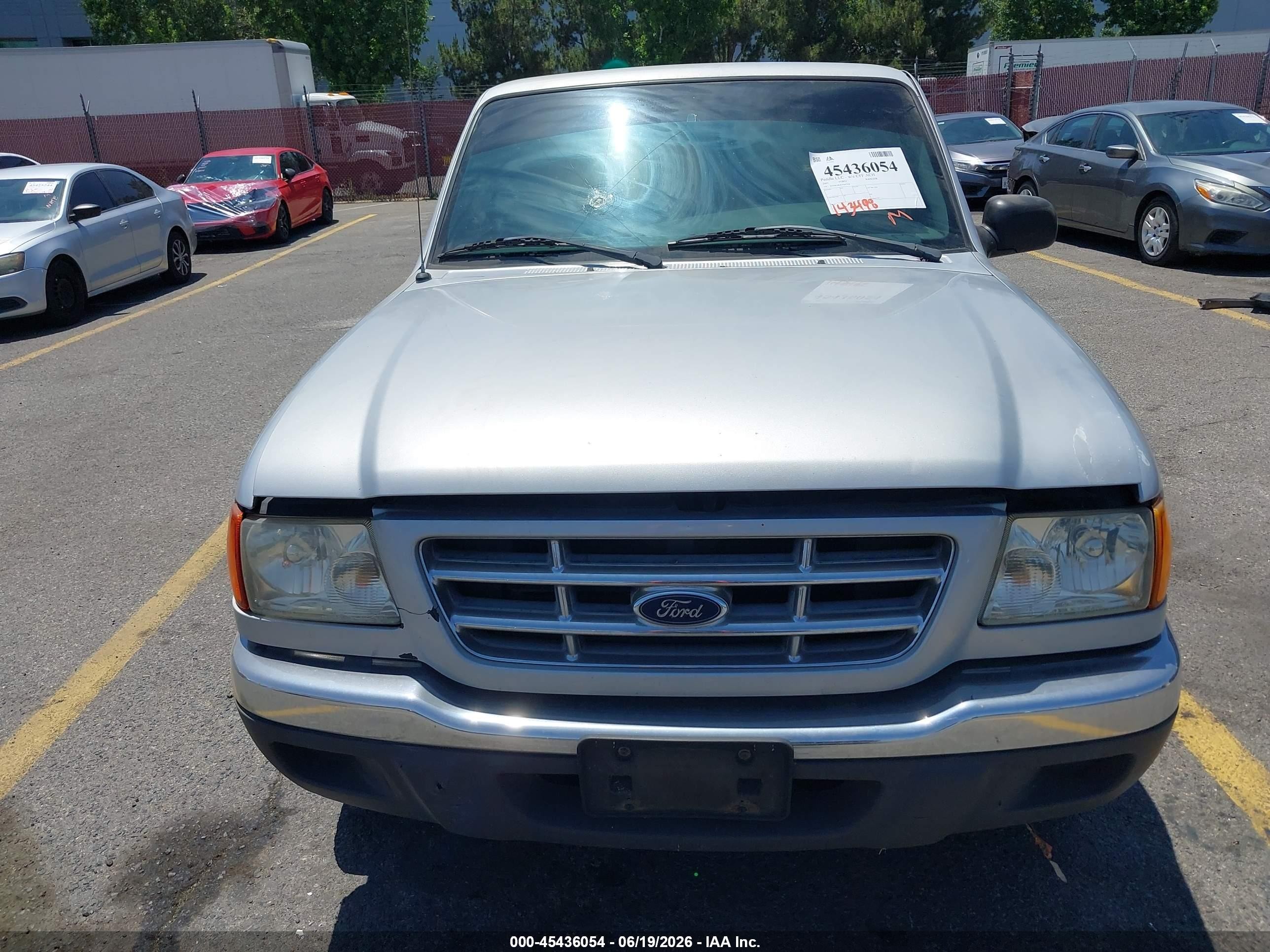 2001 Ford Ranger Edge/xlt Silver vin: 1FTYR14E41PA63356