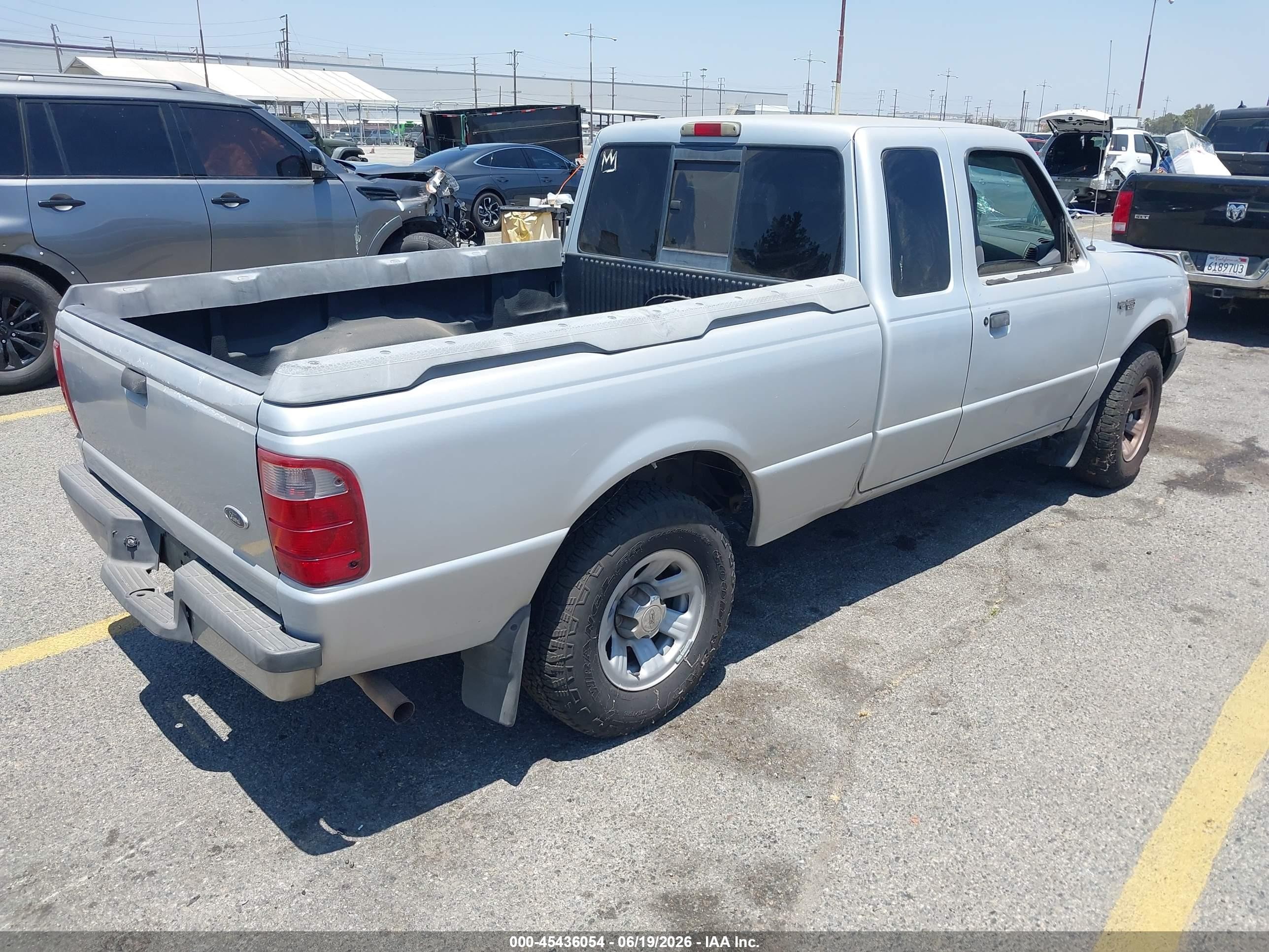 2001 Ford Ranger Edge/xlt Silver vin: 1FTYR14E41PA63356