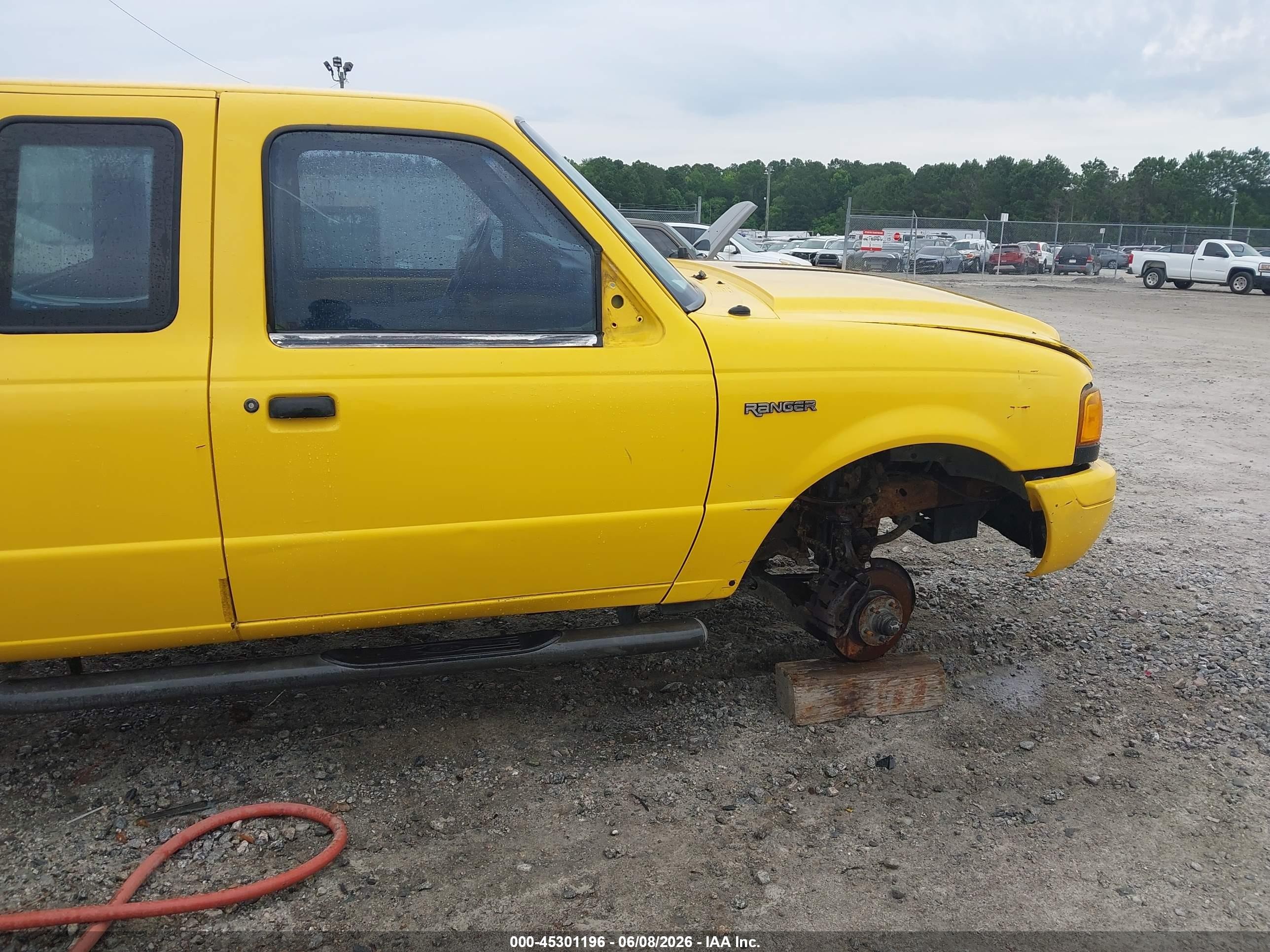 2001 Ford Ranger Edge/xlt Yellow vin: 1FTYR14E41PB30683