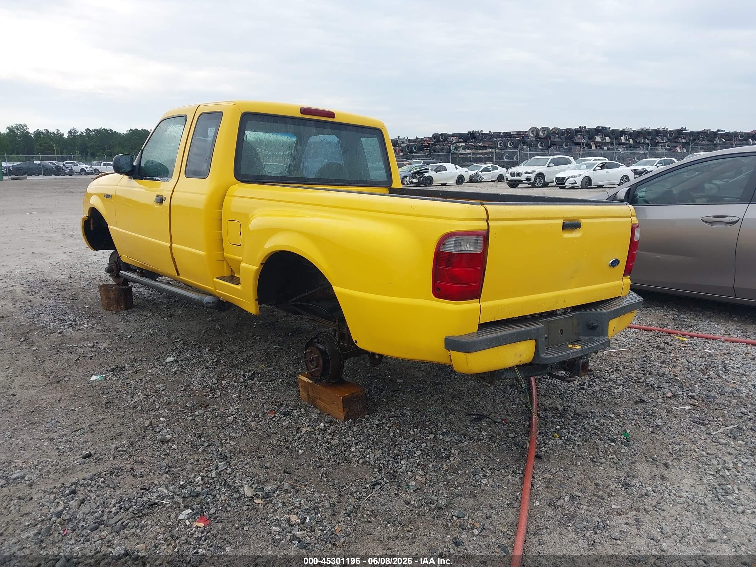 2001 Ford Ranger Edge/xlt Yellow vin: 1FTYR14E41PB30683