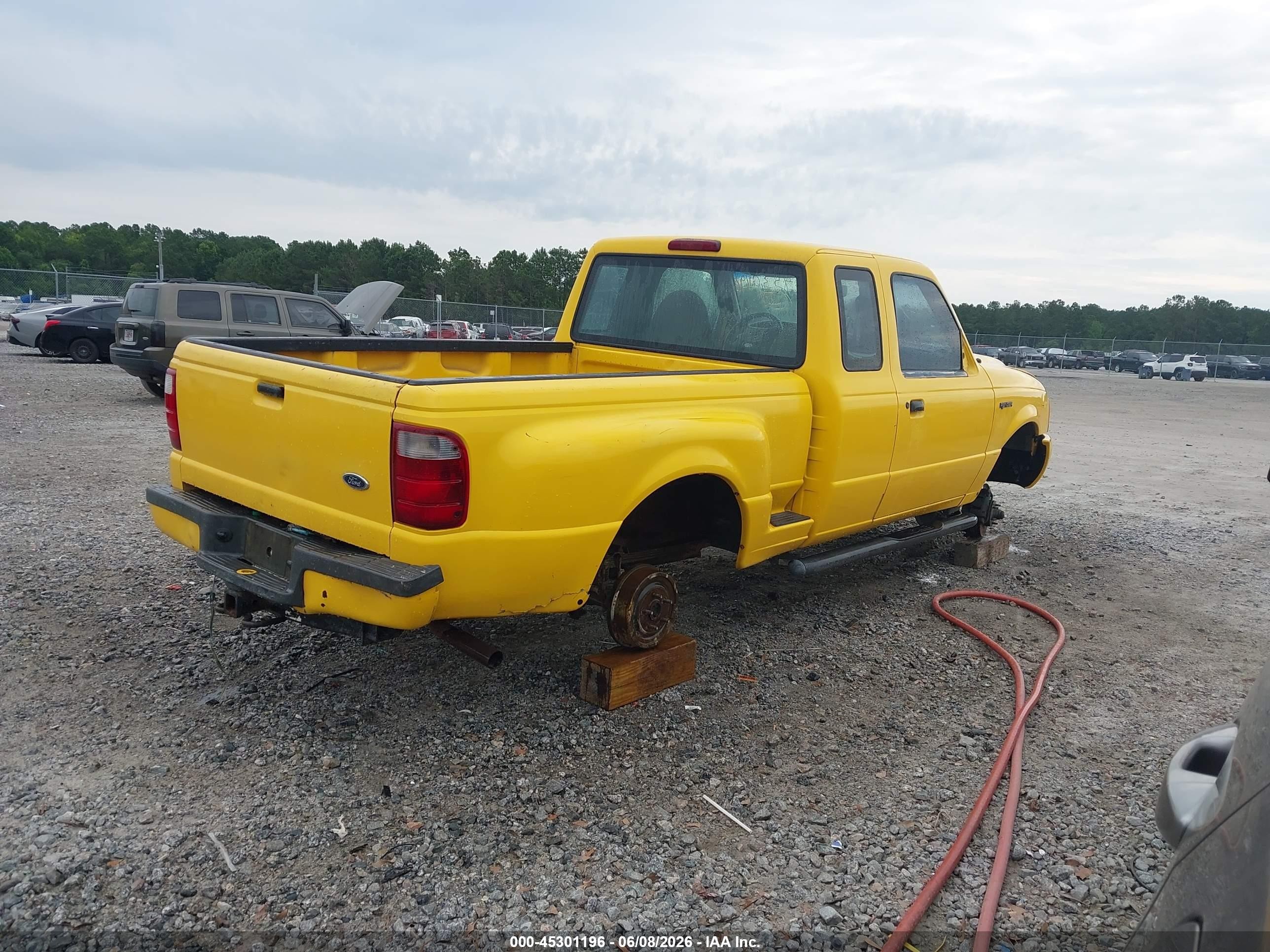 2001 Ford Ranger Edge/xlt Yellow vin: 1FTYR14E41PB30683