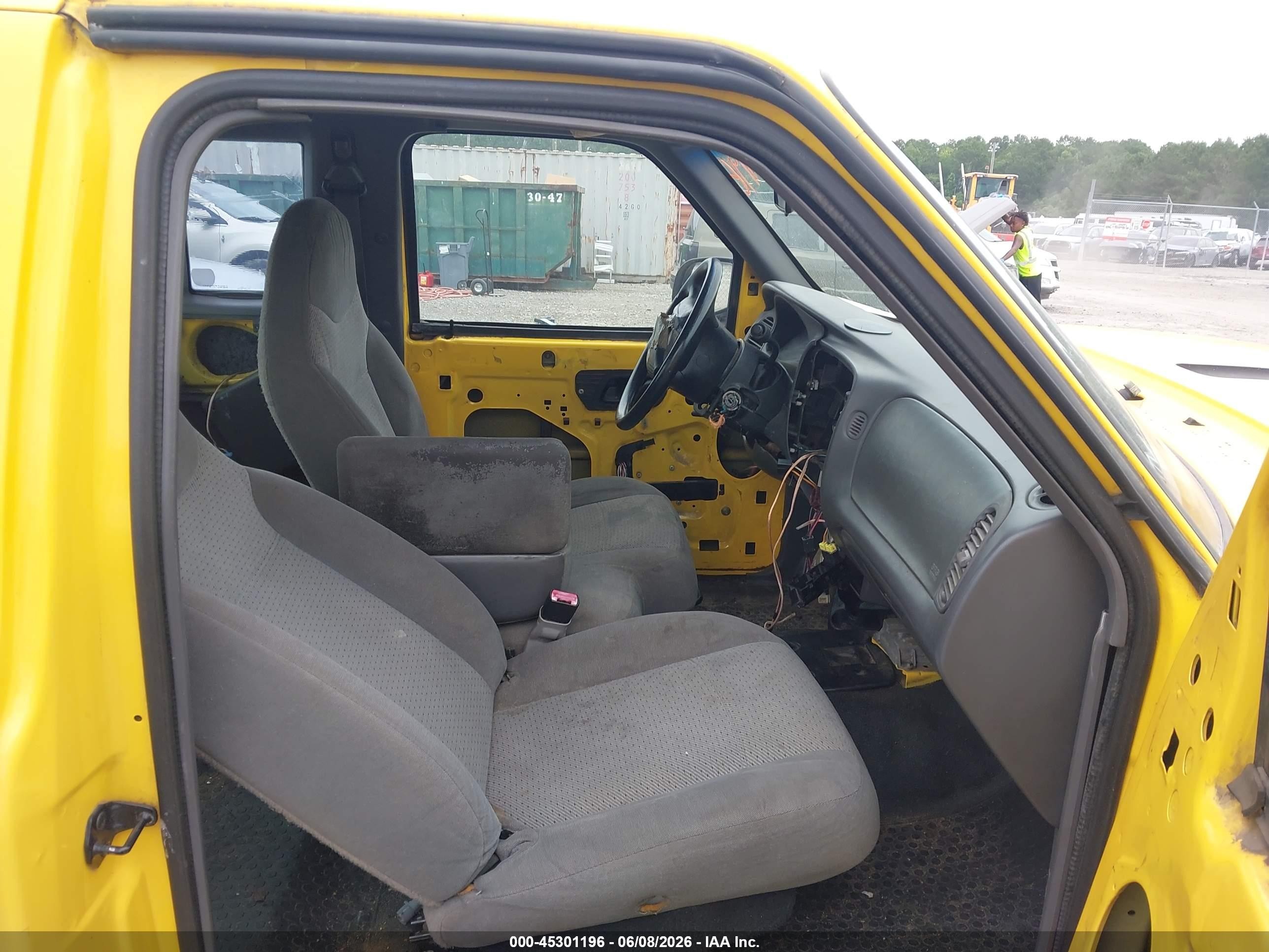2001 Ford Ranger Edge/xlt Yellow vin: 1FTYR14E41PB30683