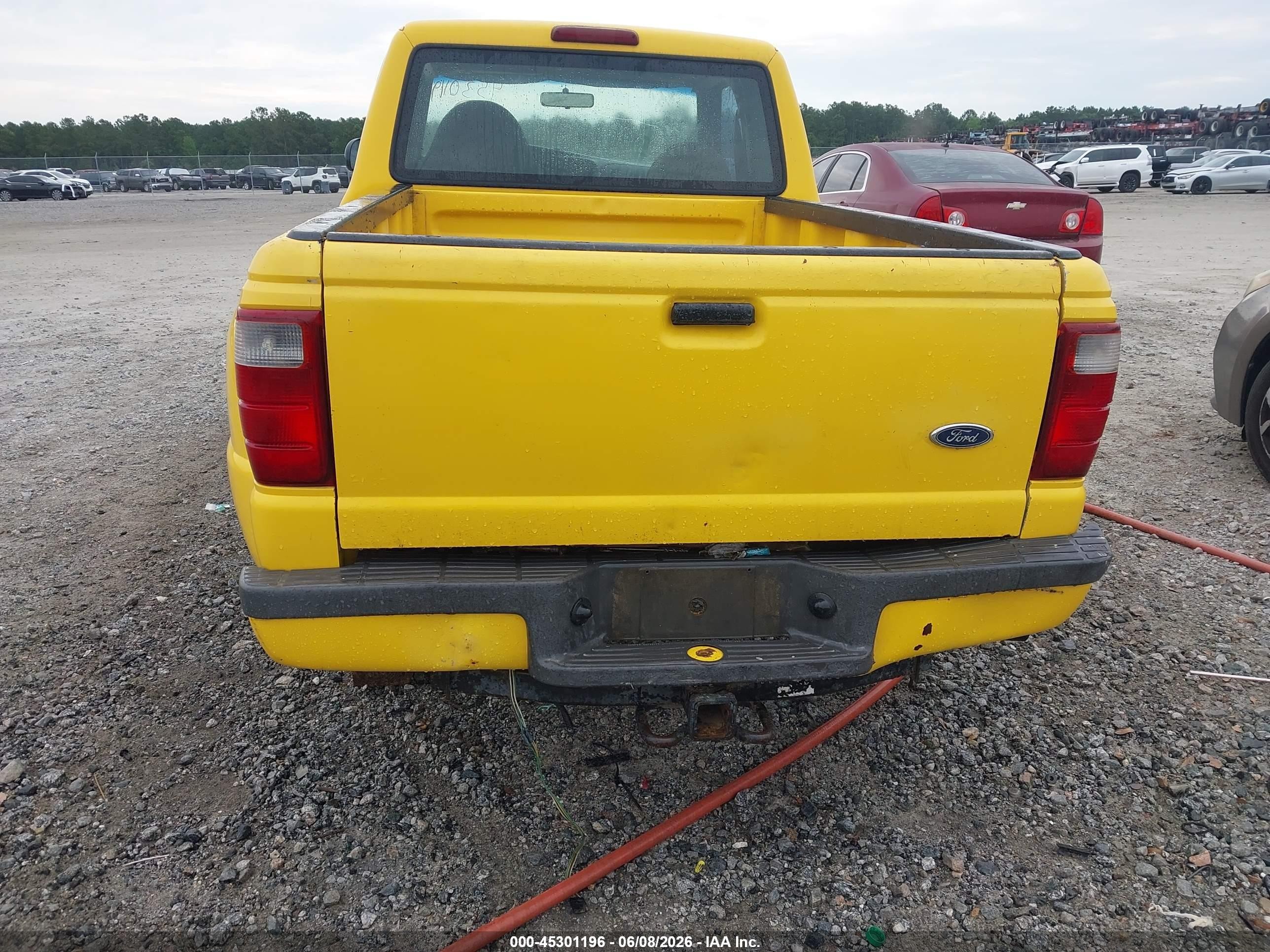 2001 Ford Ranger Edge/xlt Yellow vin: 1FTYR14E41PB30683