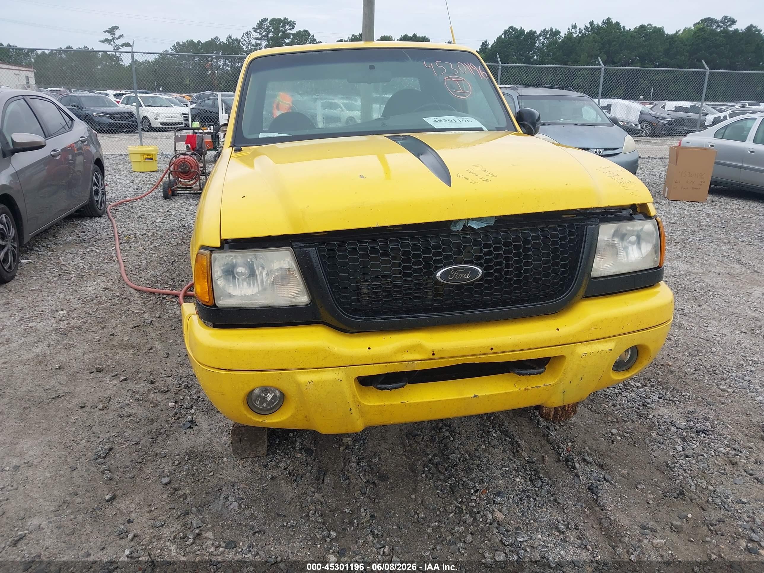 2001 Ford Ranger Edge/xlt Yellow vin: 1FTYR14E41PB30683
