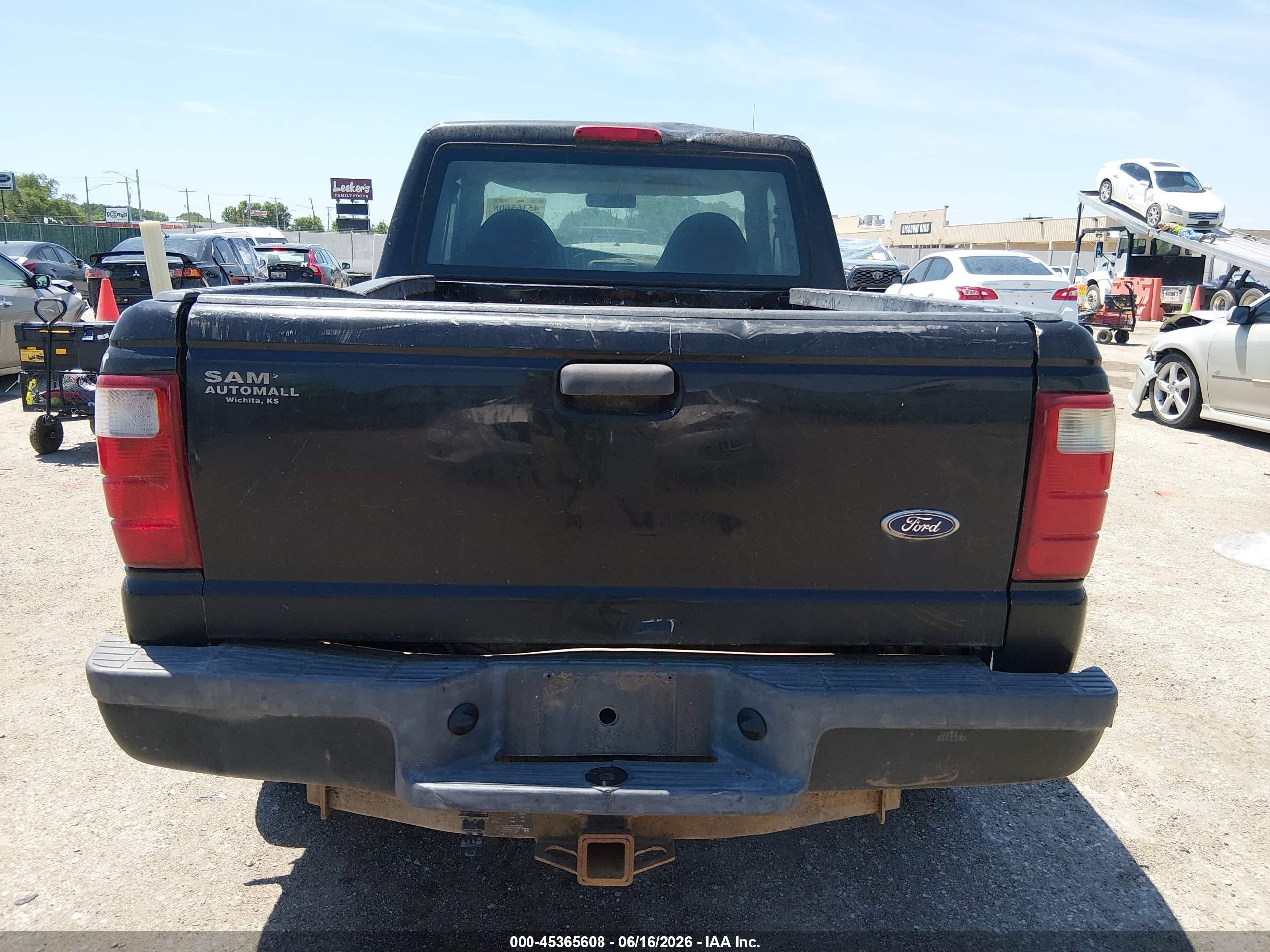 2003 Ford Ranger Edge Black vin: 1FTYR14E43PB45719