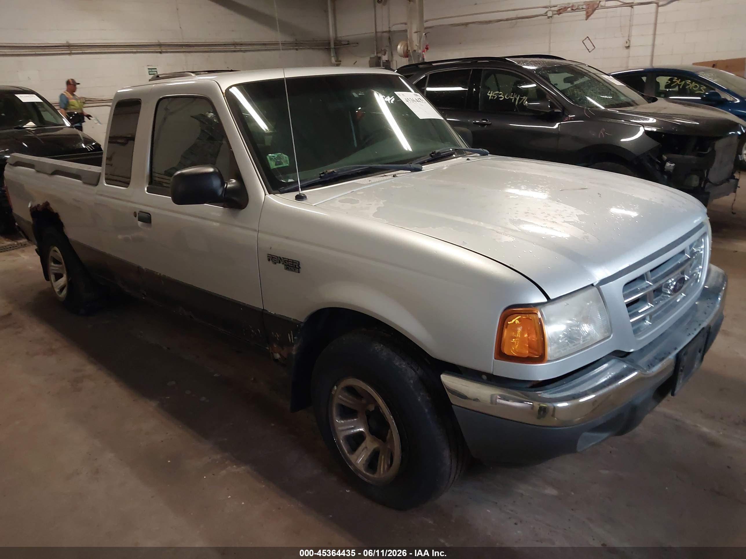 2001 Ford Ranger Edge/xlt Silver vin: 1FTYR14E51PB17098