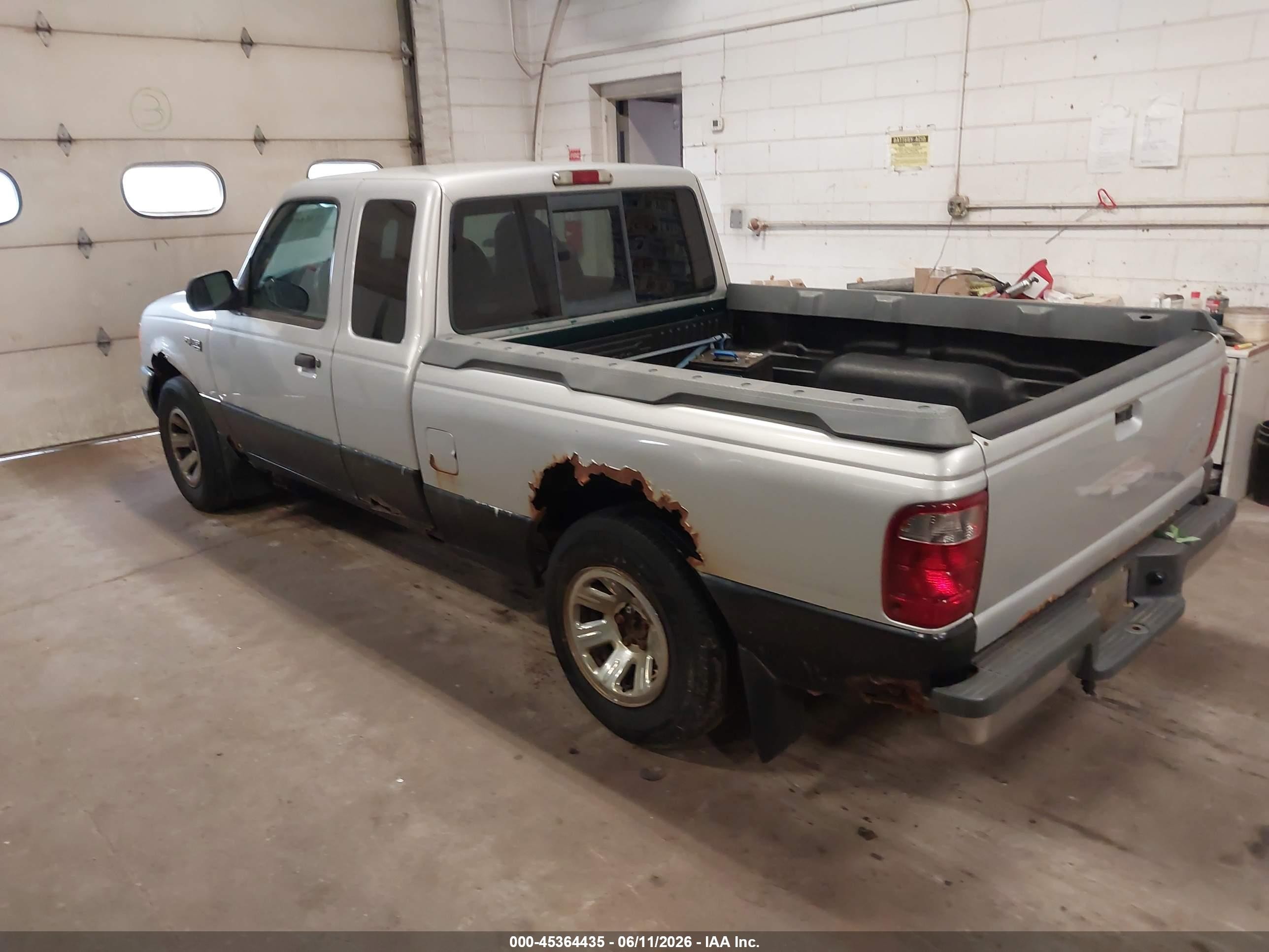 2001 Ford Ranger Edge/xlt Silver vin: 1FTYR14E51PB17098