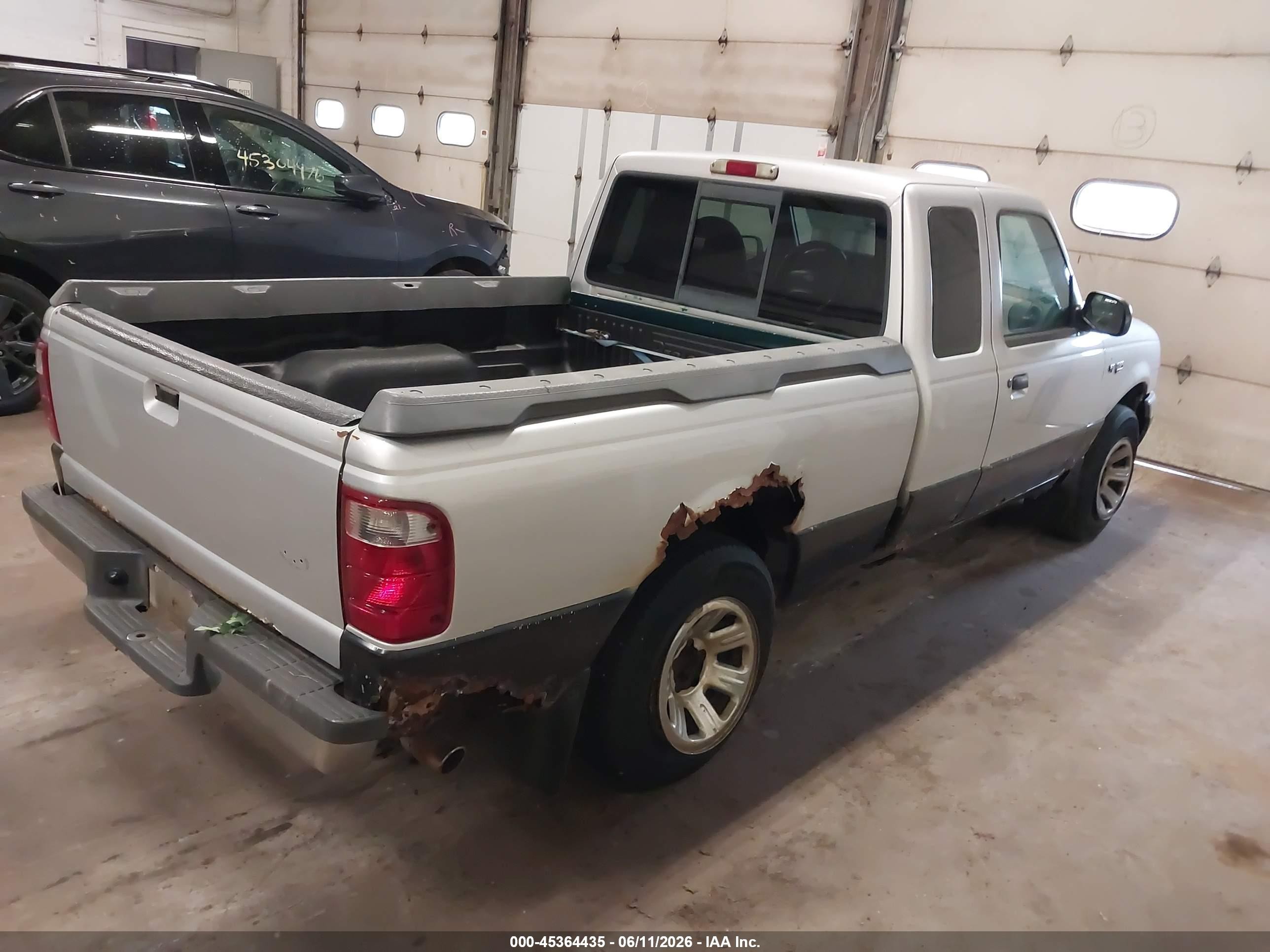 2001 Ford Ranger Edge/xlt Silver vin: 1FTYR14E51PB17098
