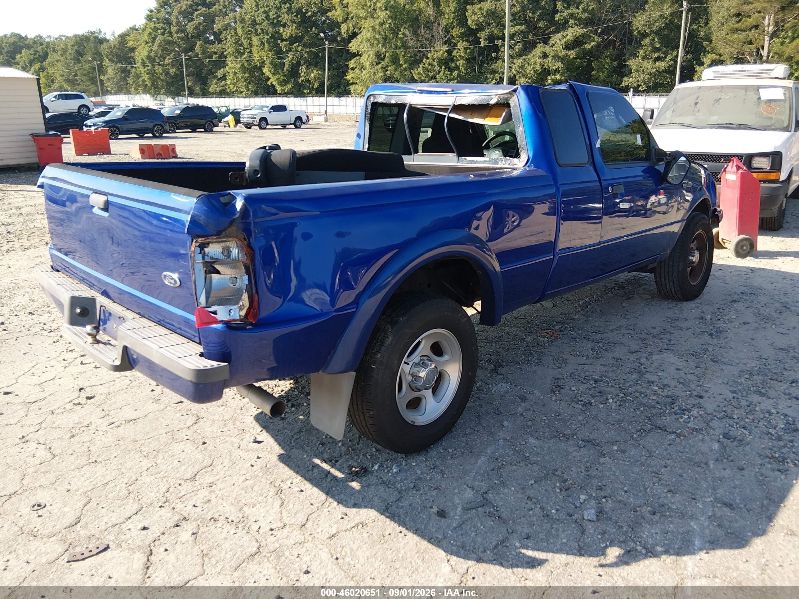 2004 Ford Ranger Edge Blue vin: 1FTYR14E54PB57203