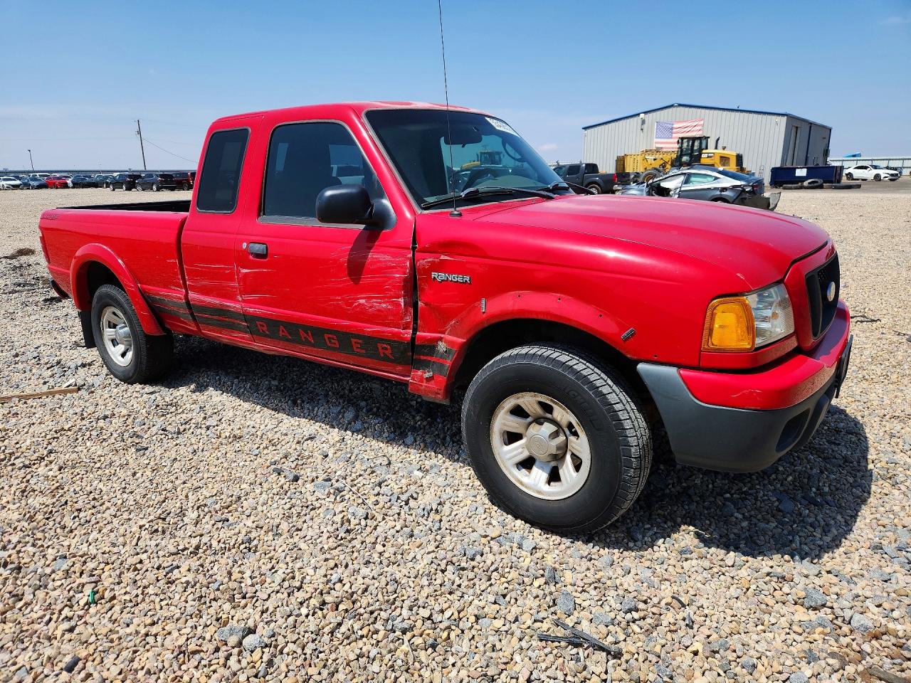 2005 Ford Ranger Super Cab Red vin: 1FTYR14E55PB05796