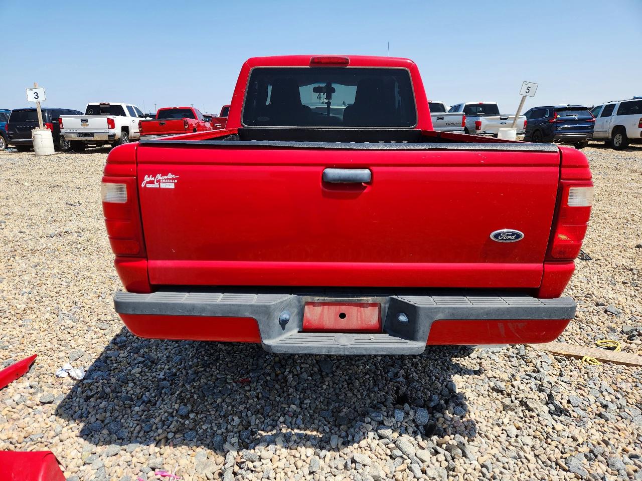 2005 Ford Ranger Super Cab Red vin: 1FTYR14E55PB05796
