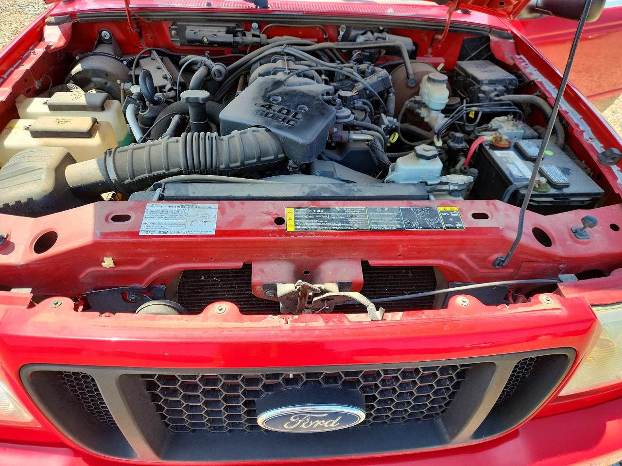 2005 Ford Ranger Super Cab Red vin: 1FTYR14E55PB05796