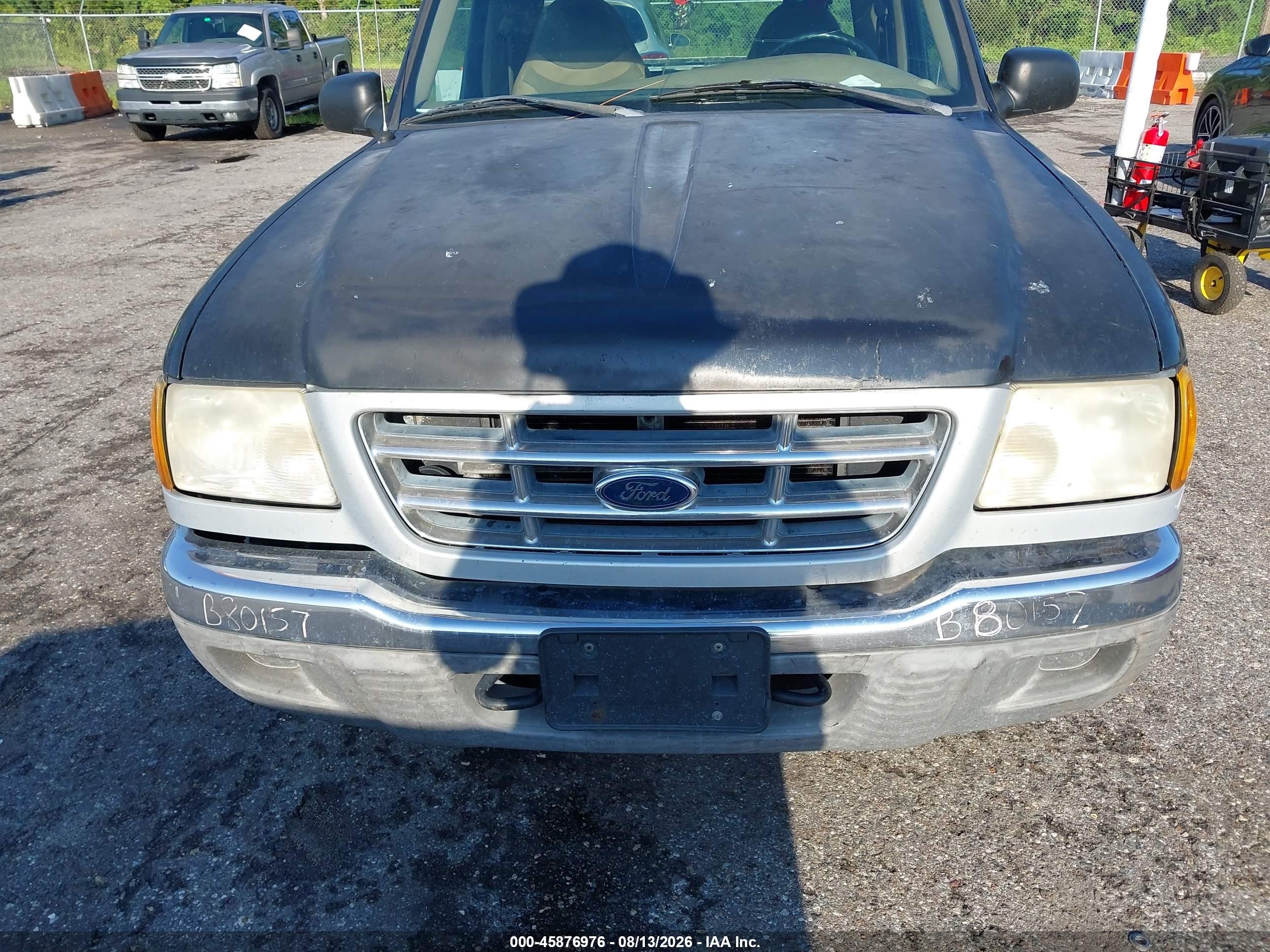 2001 Ford Ranger Edge/xlt Gray vin: 1FTYR14E61PA93510