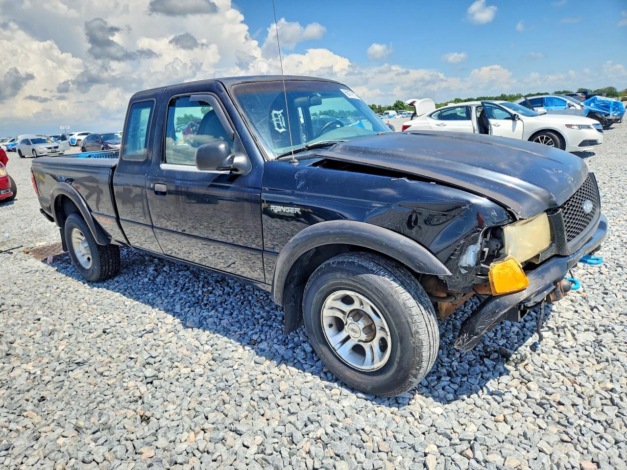 2001 Ford Ranger Super Cab Black vin: 1FTYR14E61PB33035