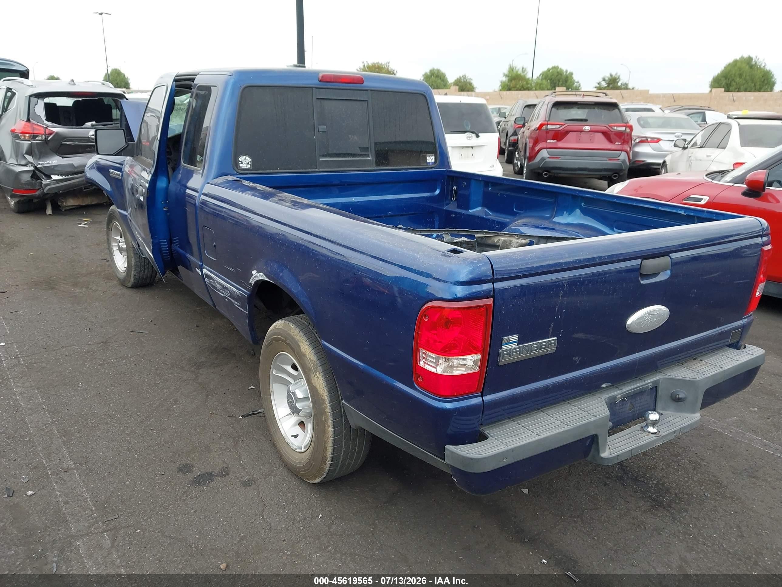 2007 Ford Ranger Sport/stx/xl/xlt Синий vin: 1FTYR14E67PA84542