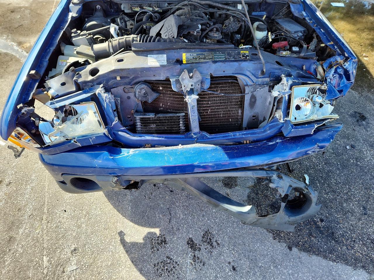 2009 Ford Ranger Super Cab Blue vin: 1FTYR14E79PA10680