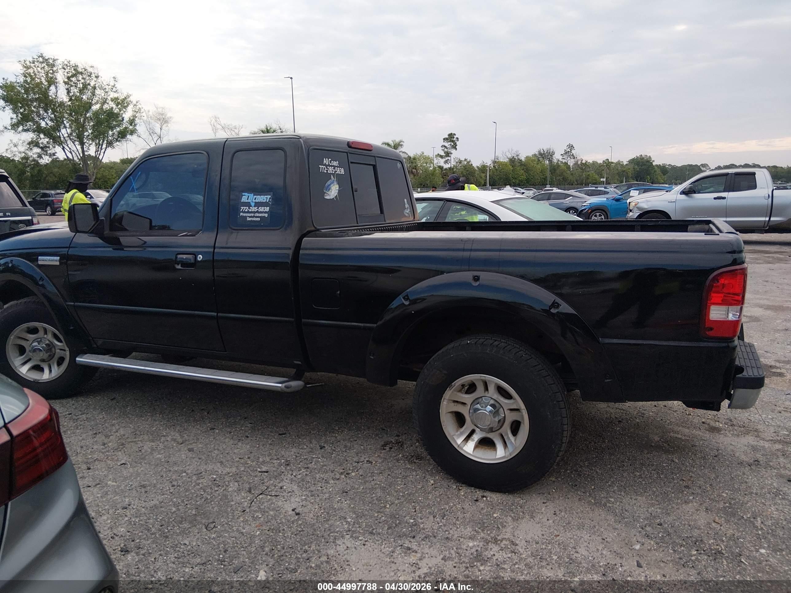 2009 Ford Ranger Sport Черный vin: 1FTYR14E89PA23437