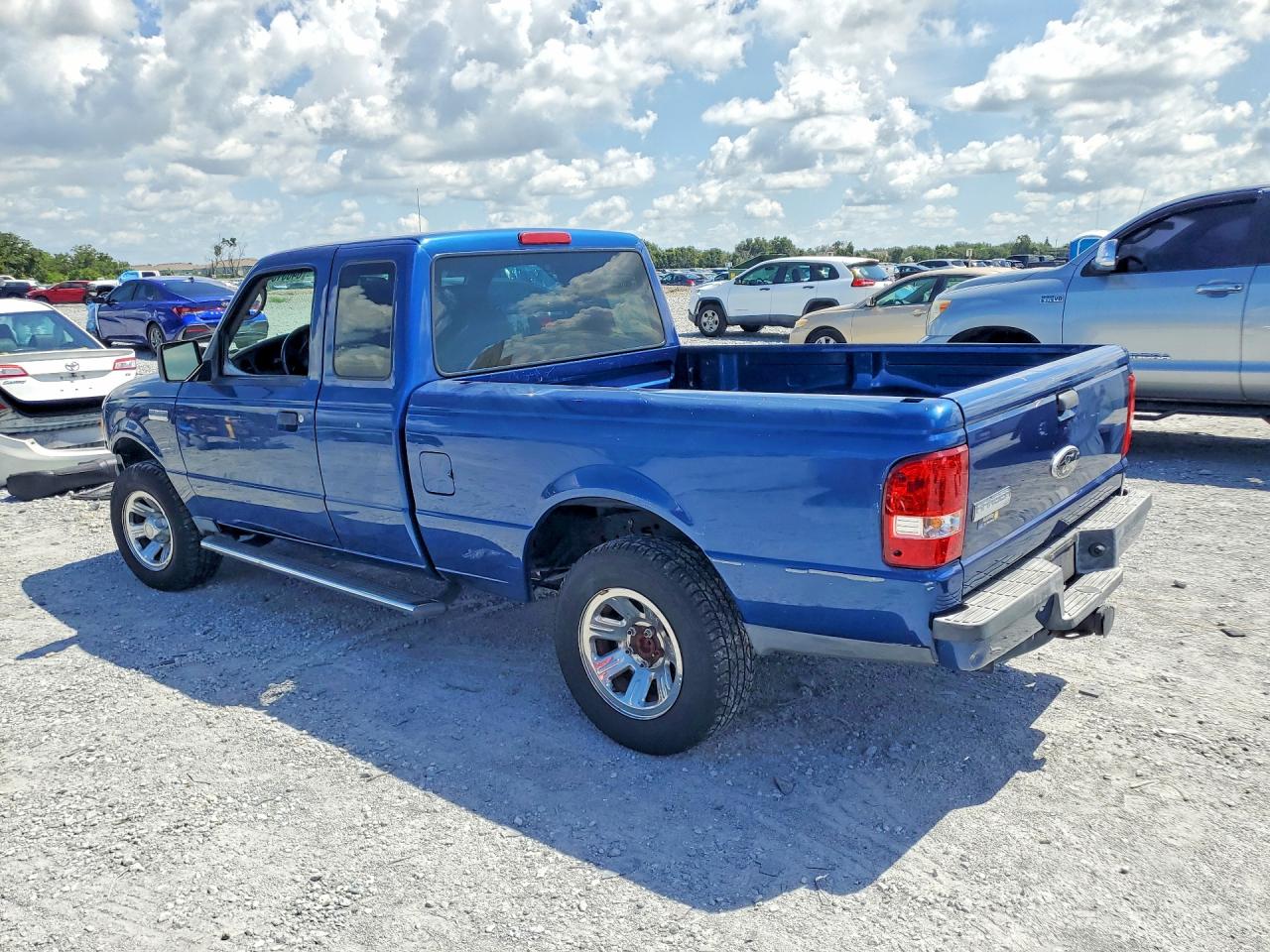2009 Ford Ranger Super Cab Blue vin: 1FTYR14E89PA56728