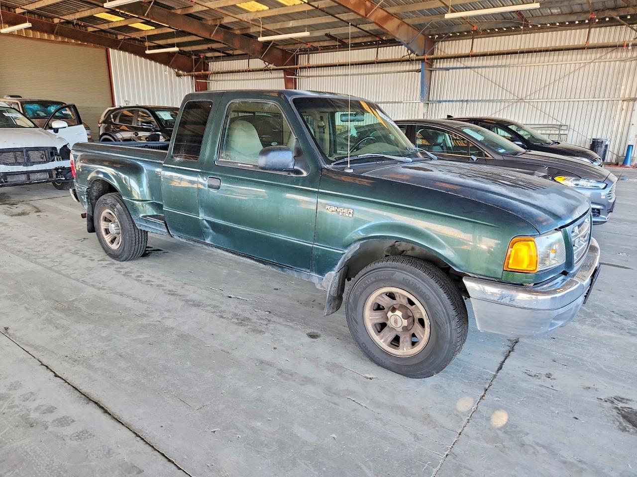 2001 Ford Ranger Super Cab Green vin: 1FTYR14E91PA35715