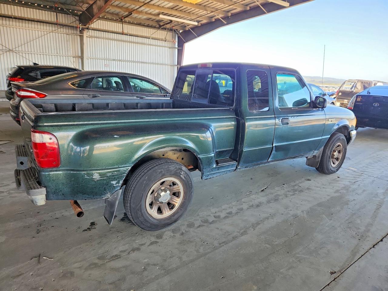 2001 Ford Ranger Super Cab Green vin: 1FTYR14E91PA35715