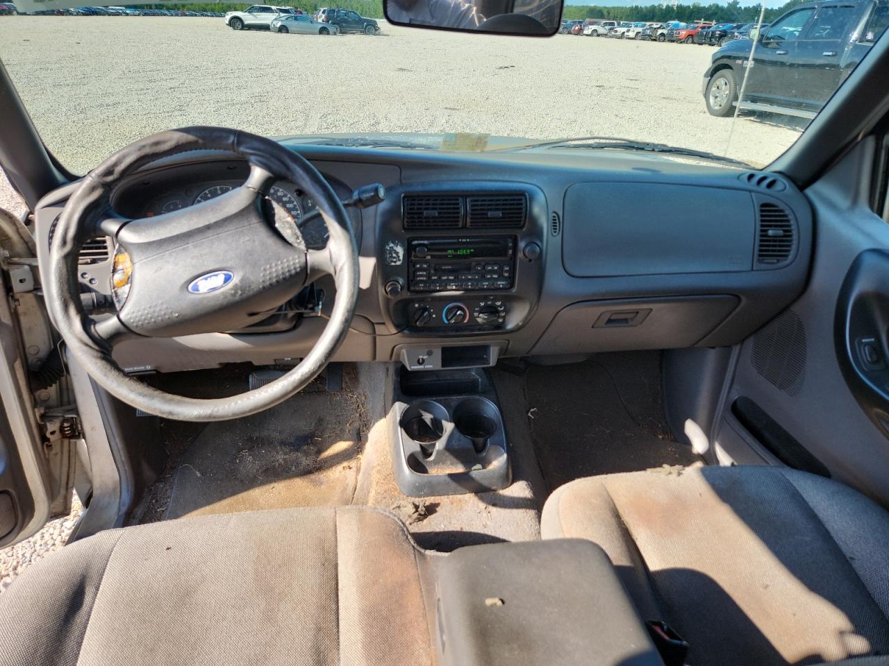 2001 Ford Ranger Super Cab Gray vin: 1FTYR14E91PA56564