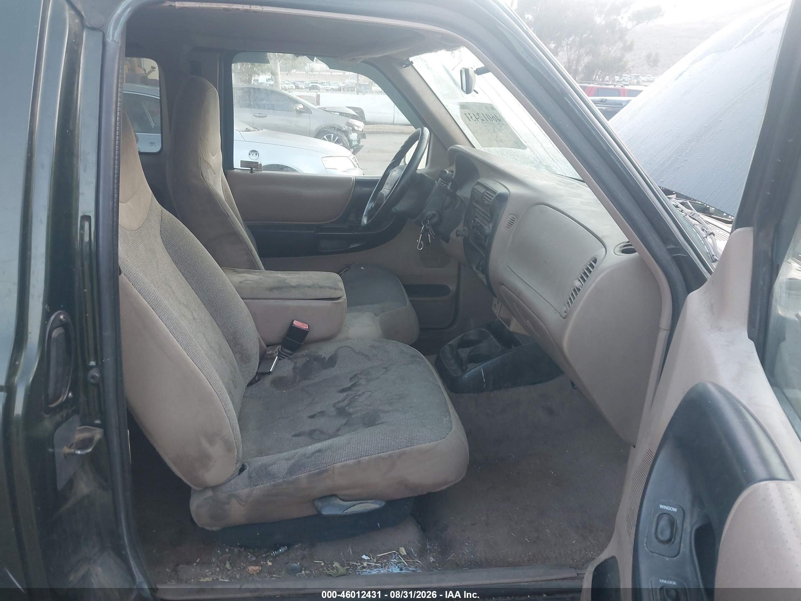 2001 Ford Ranger Edge/xlt Black vin: 1FTYR14E91PB26564