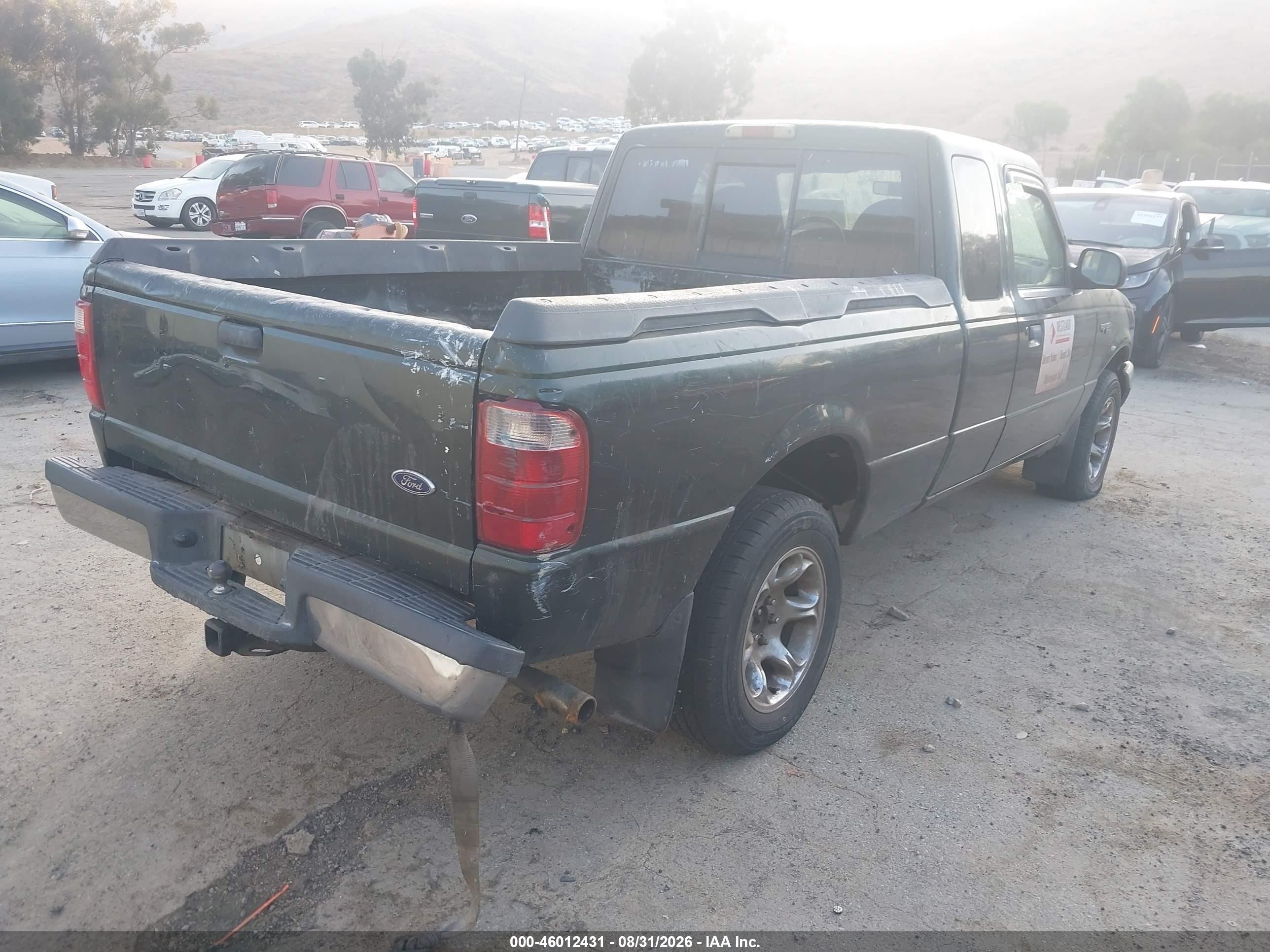 2001 Ford Ranger Edge/xlt Black vin: 1FTYR14E91PB26564