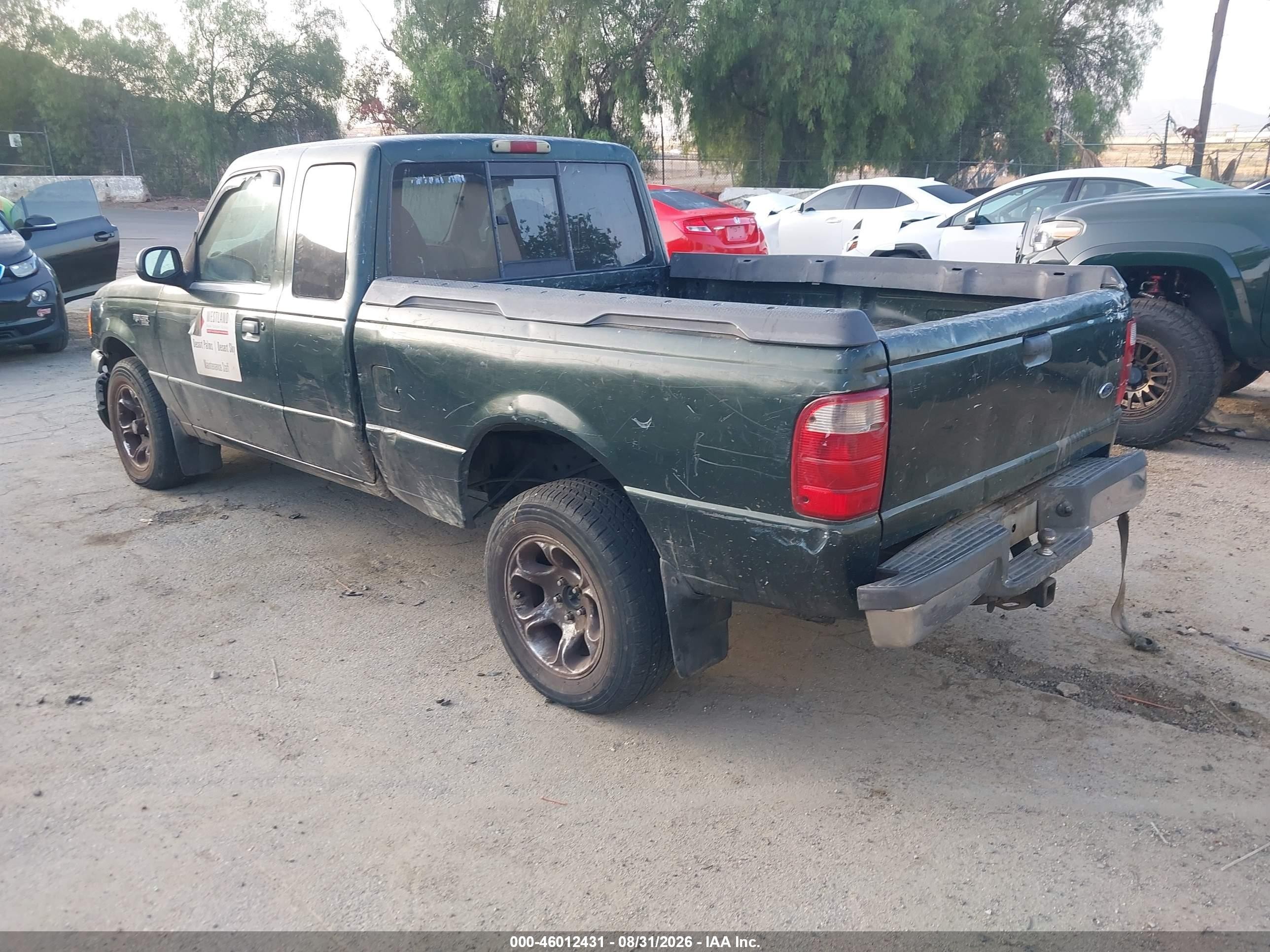2001 Ford Ranger Edge/xlt Black vin: 1FTYR14E91PB26564