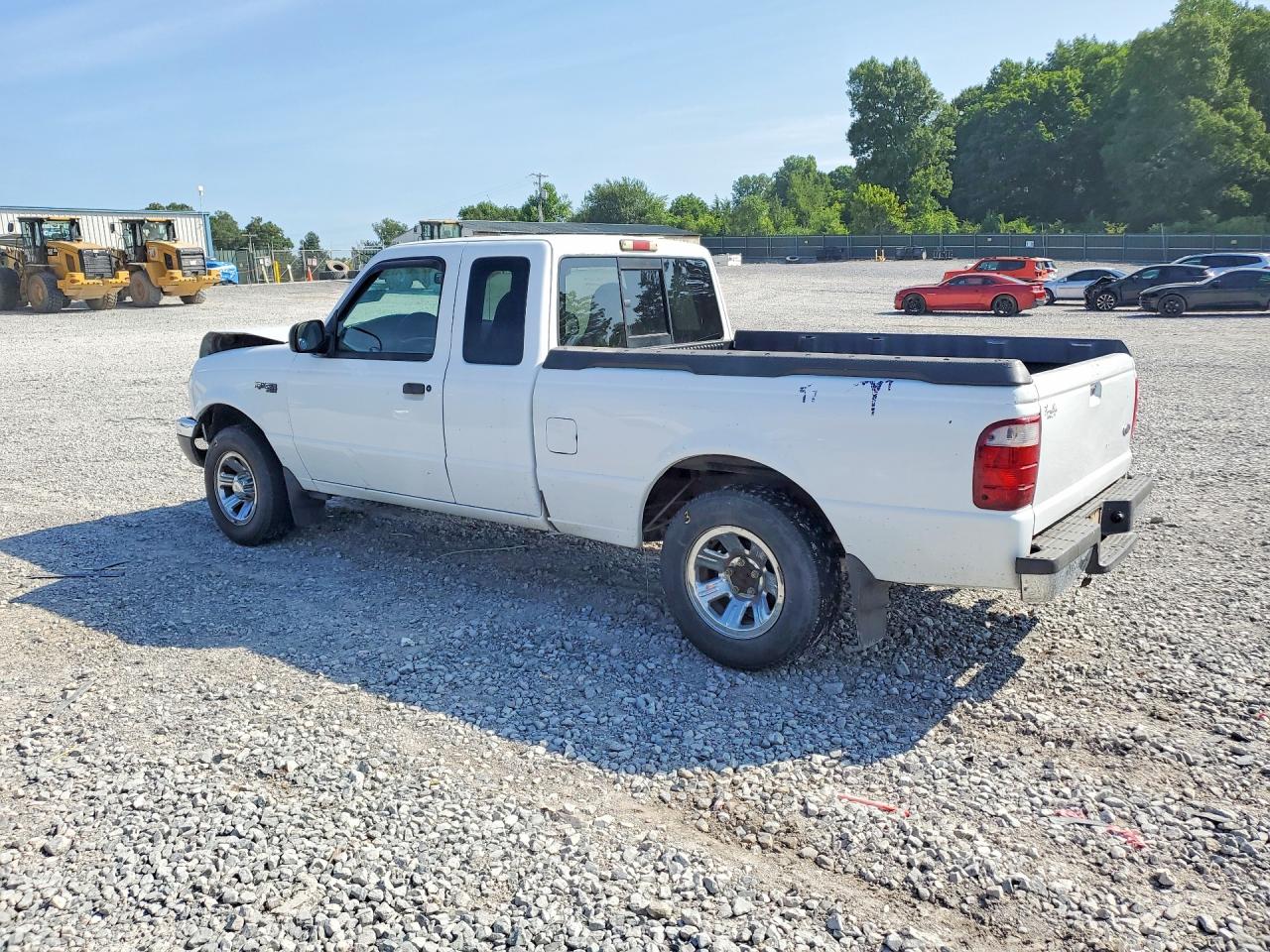 2001 Ford Ranger Super Cab White vin: 1FTYR14E91TA29856