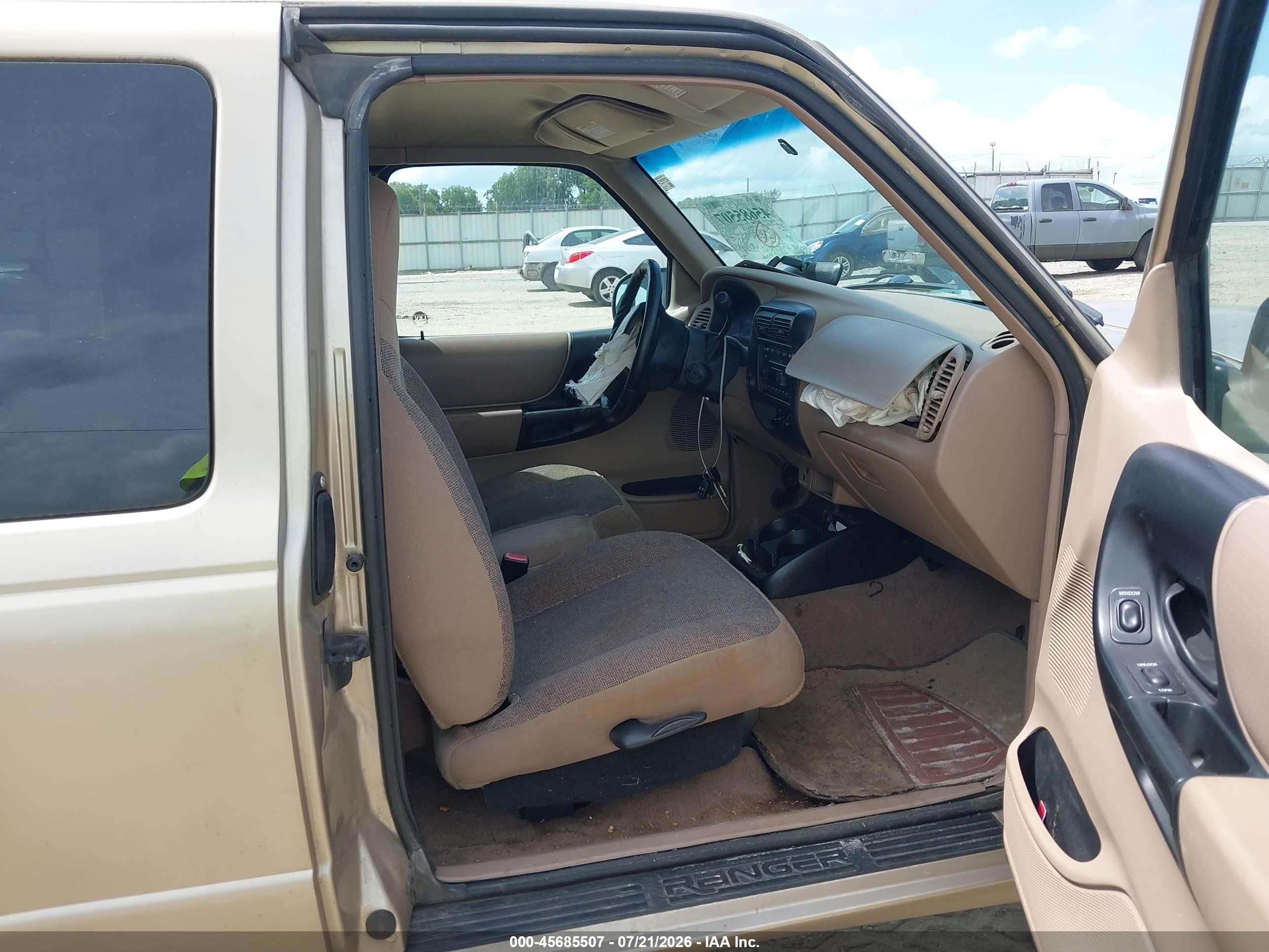 2001 Ford Ranger Edge/xlt Золотой vin: 1FTYR14E91TA38945