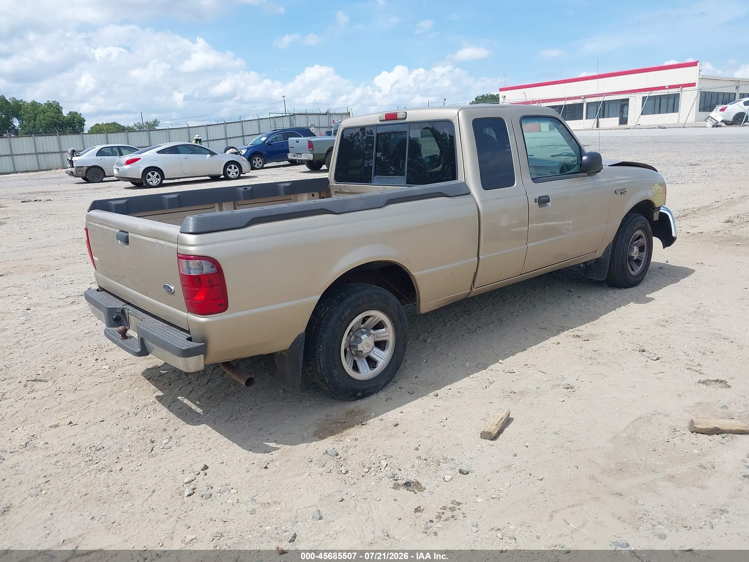 2001 Ford Ranger Edge/xlt Золотой vin: 1FTYR14E91TA38945