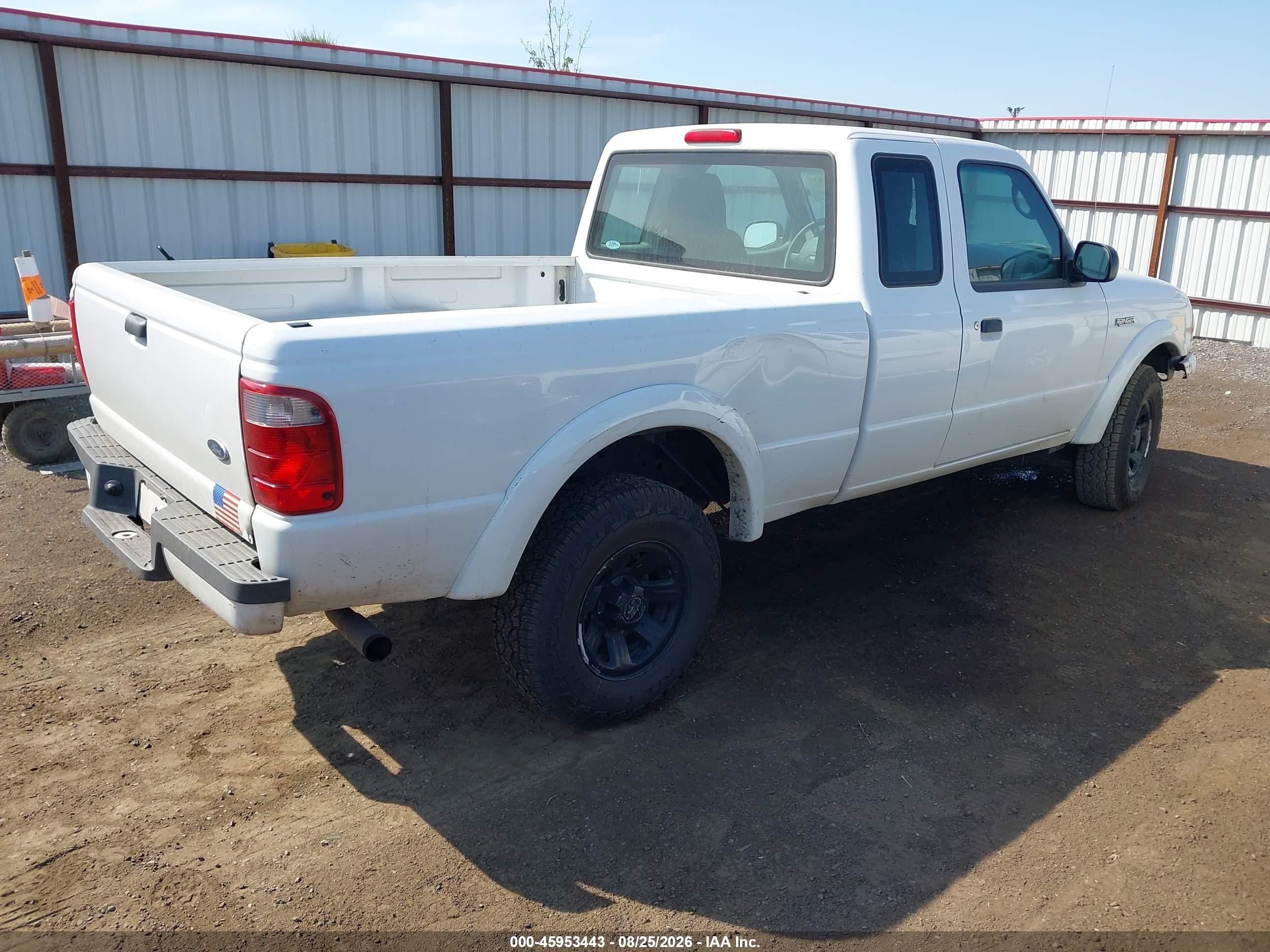 2004 Ford Ranger Edge White vin: 1FTYR14E94PA80643