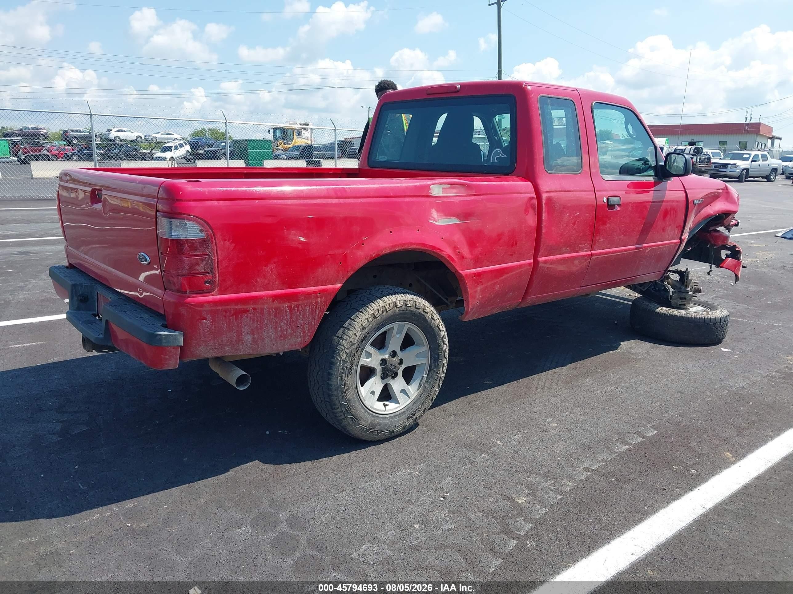2005 Ford Ranger Edge/stx/xl/xlt Red vin: 1FTYR14E95PA13817