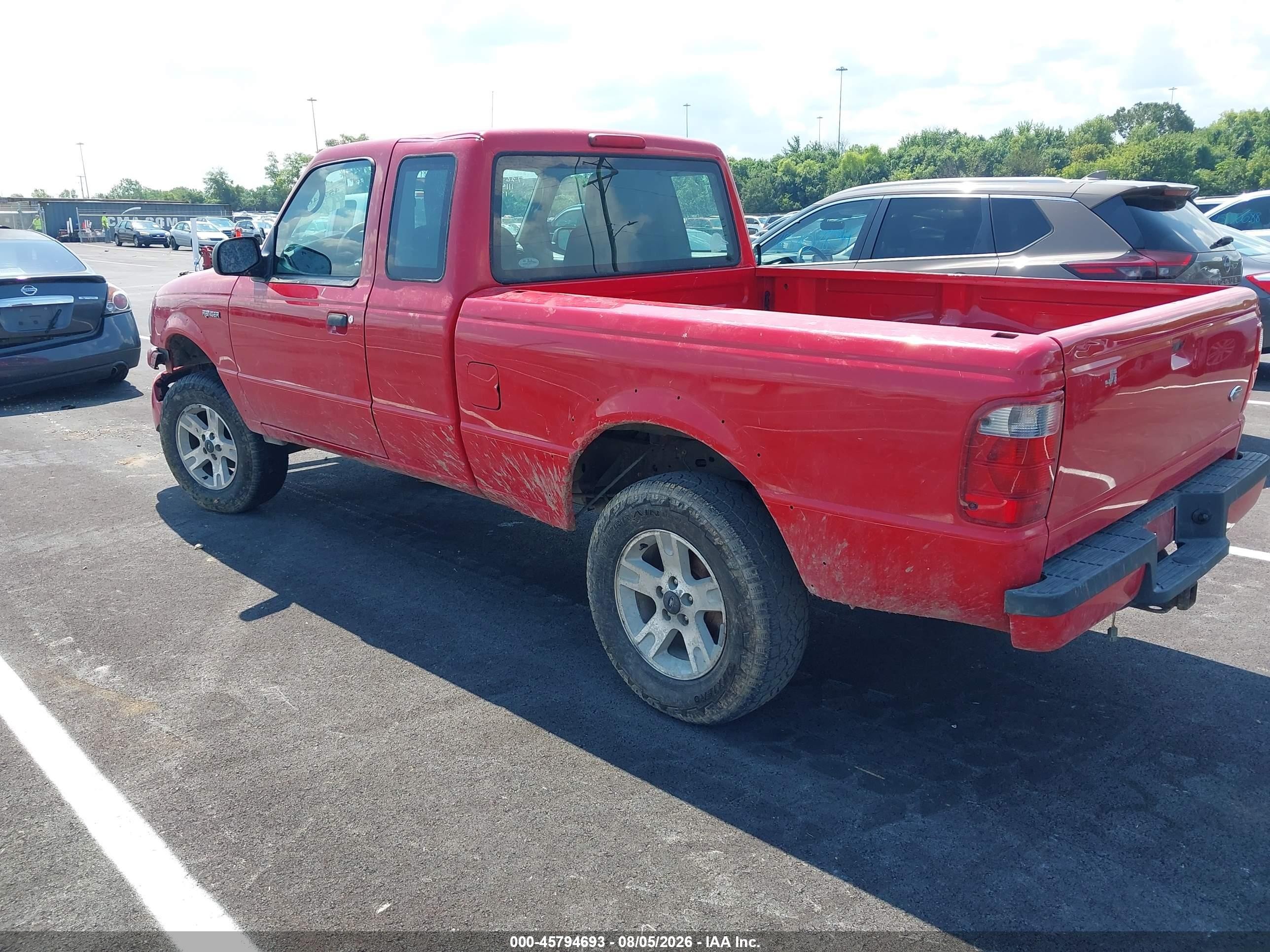 2005 Ford Ranger Edge/stx/xl/xlt Red vin: 1FTYR14E95PA13817