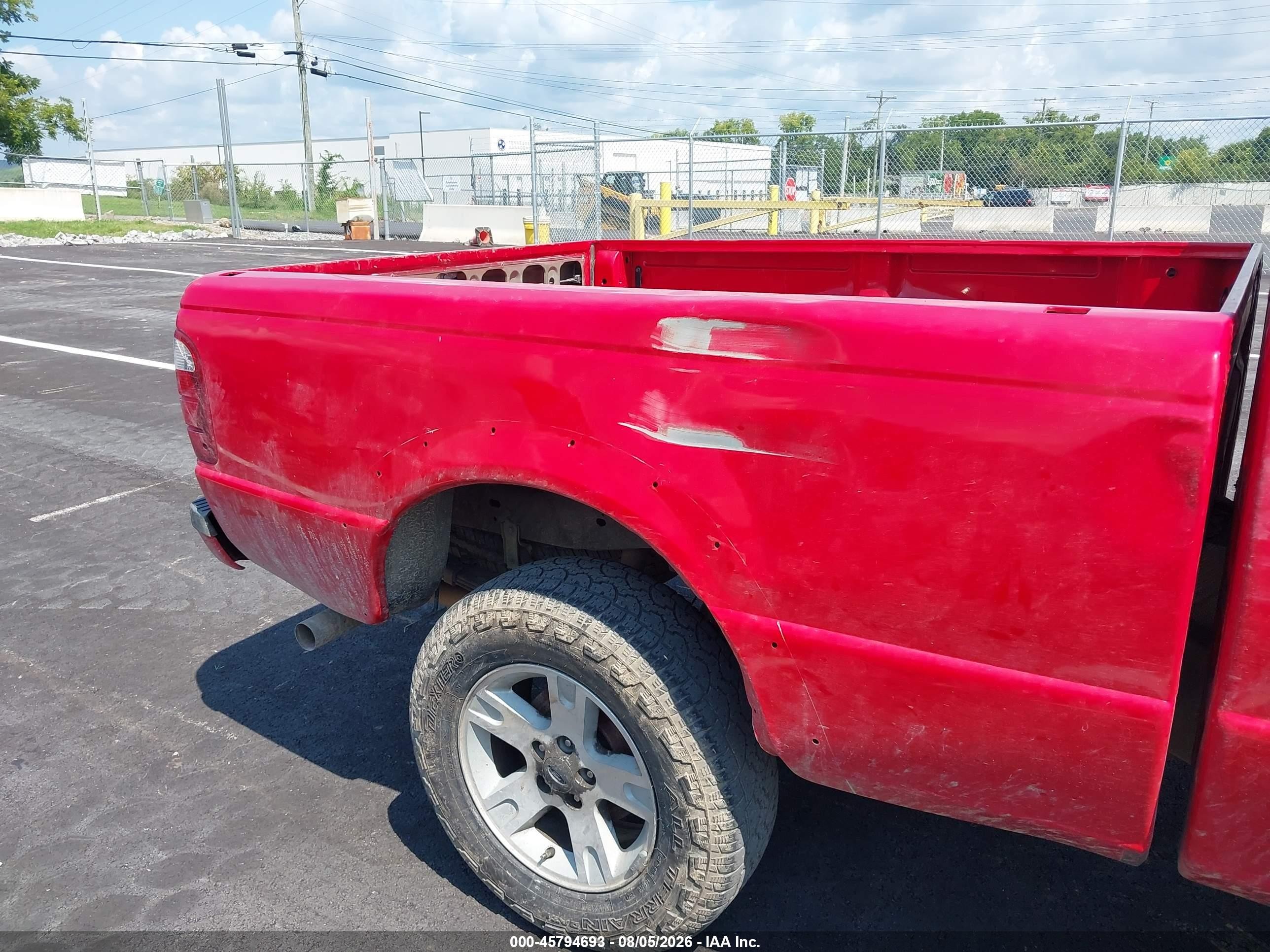 2005 Ford Ranger Edge/stx/xl/xlt Red vin: 1FTYR14E95PA13817